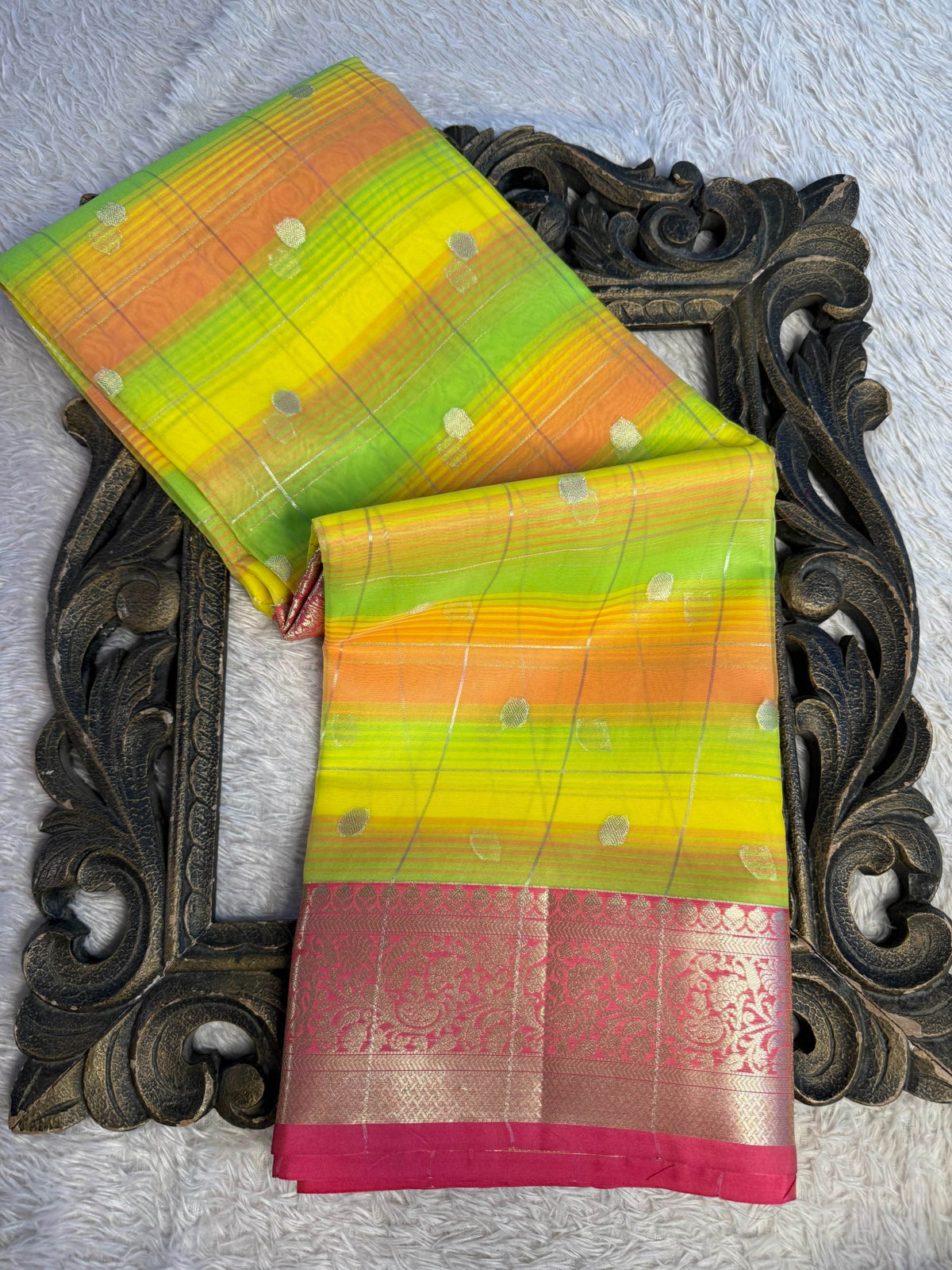 Premium Contemperory Weave Softsilk Banarasi Saree