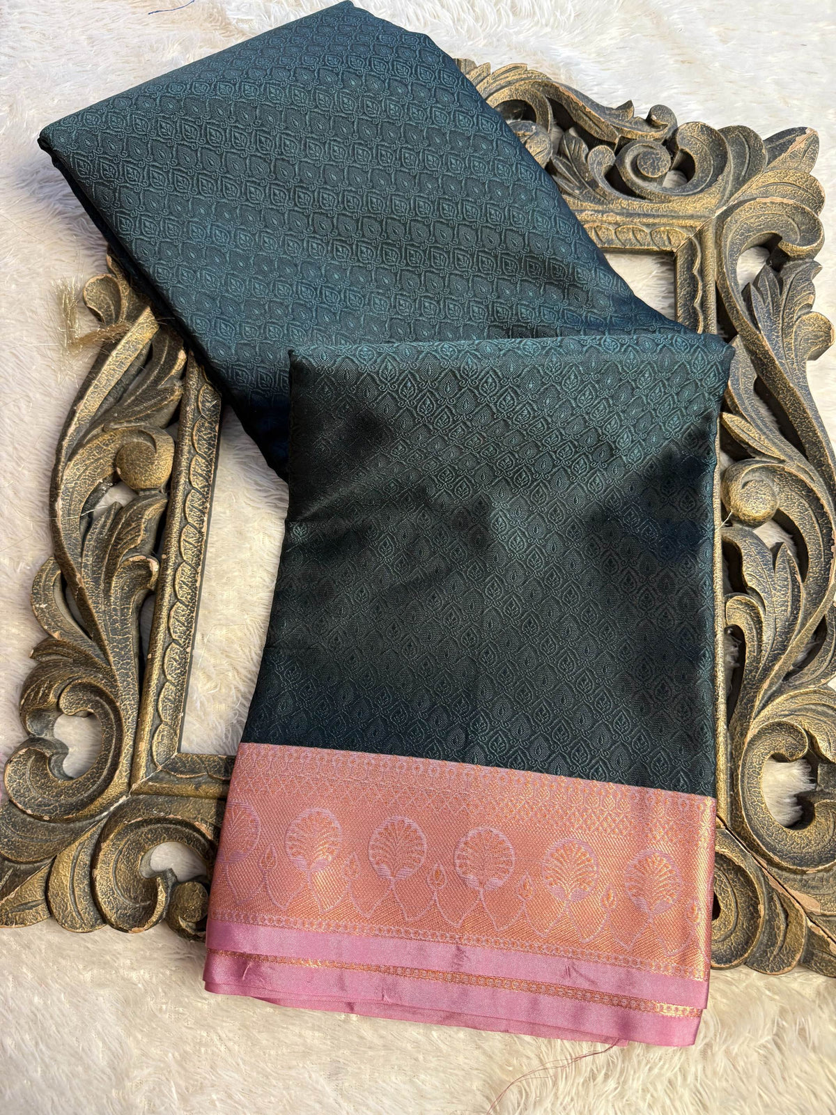 Eccentric zari weave Softsilk Banarasi Saree