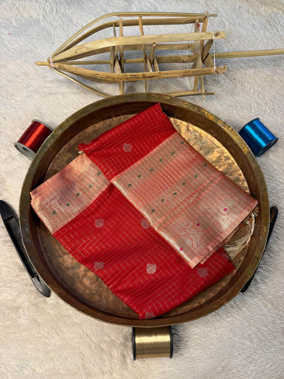 Eccentric zari weave Softsilk Banarasi Saree