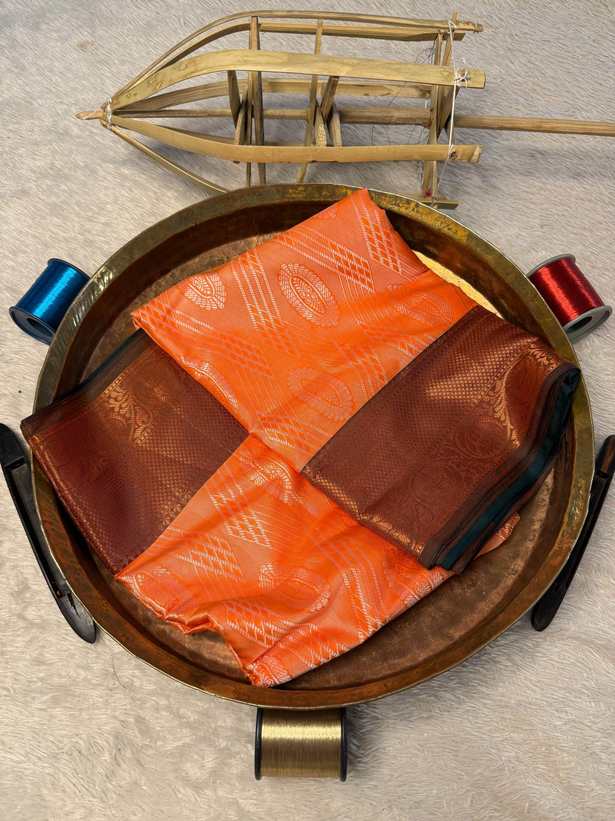 Eccentric zari weave Softsilk Banarasi Saree