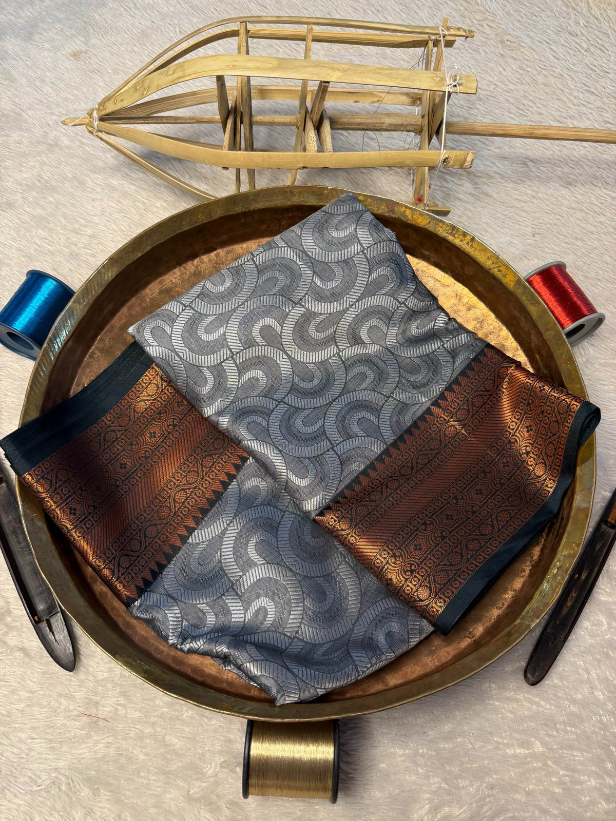 Premium Contemperory Weave Softsilk Banarasi Saree