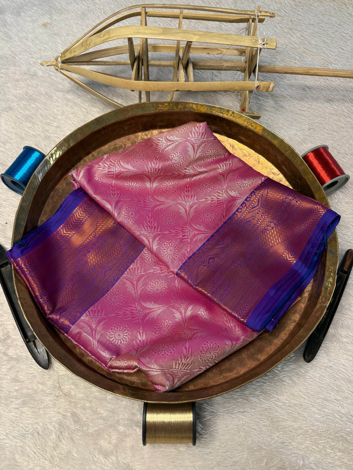 Eccentric zari weave Softsilk Banarasi Saree