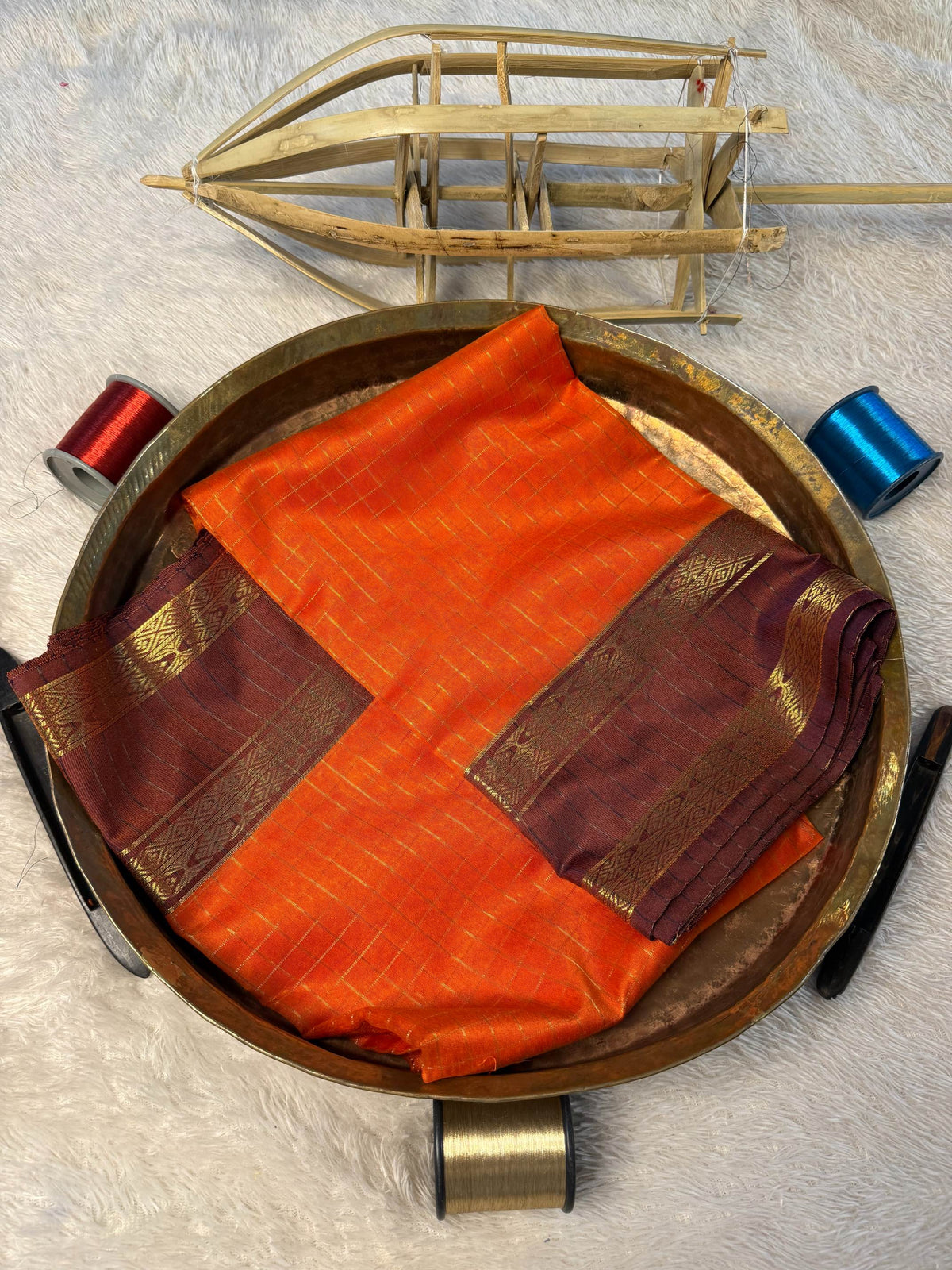 Eccentric zari weave Softsilk Banarasi Saree