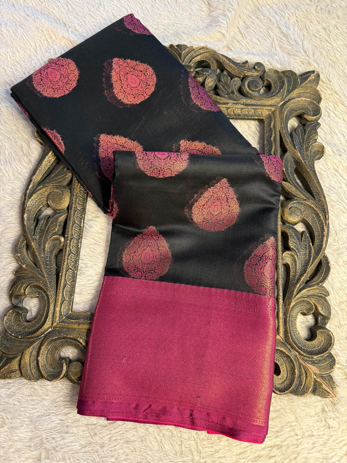 Eccentric zari weave Softsilk Banarasi Saree
