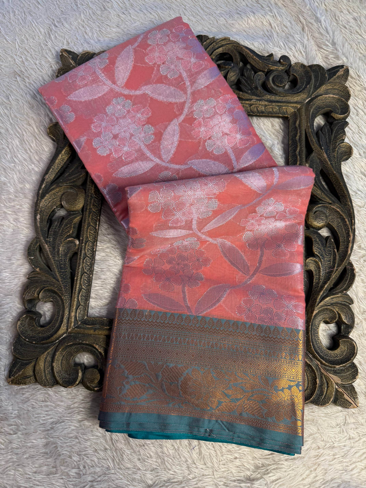 Eccentric zari weave Softsilk Banarasi Saree