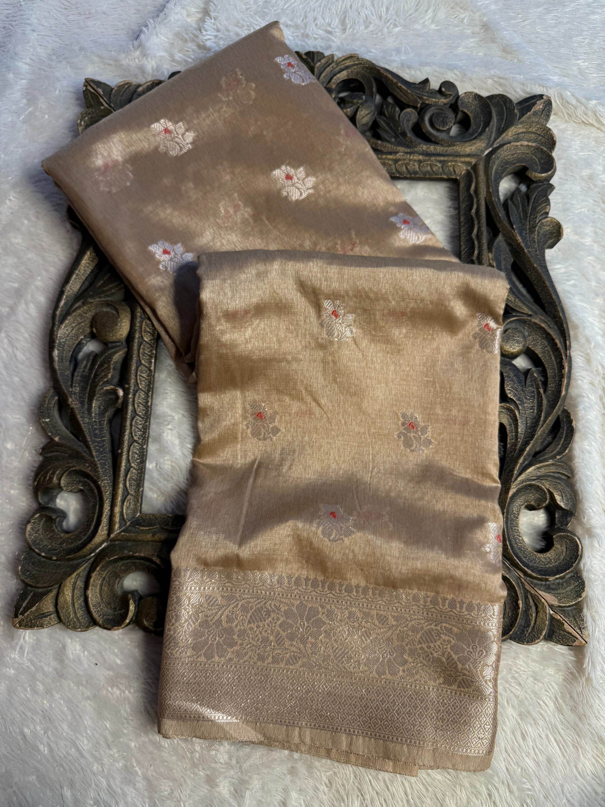 Eccentric zari weave Softsilk Banarasi Saree