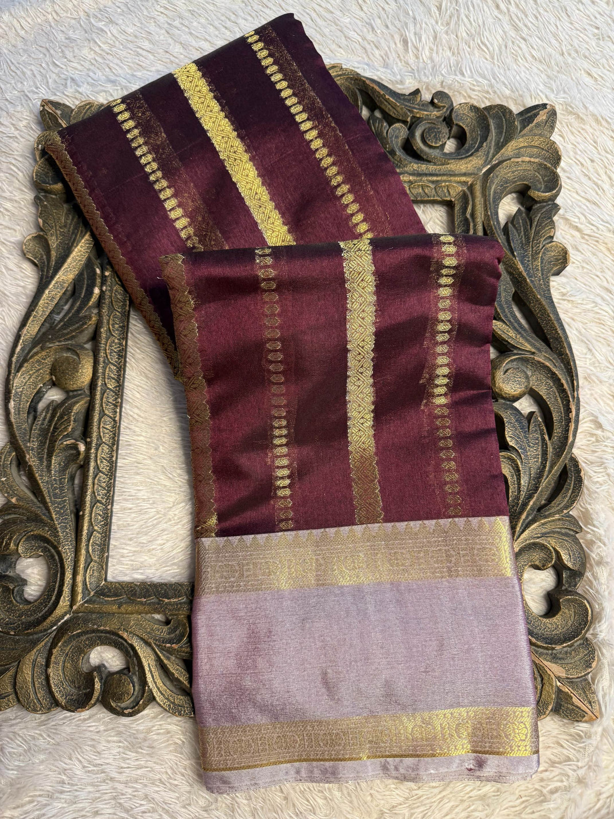 Eccentric zari weave Softsilk Banarasi Saree