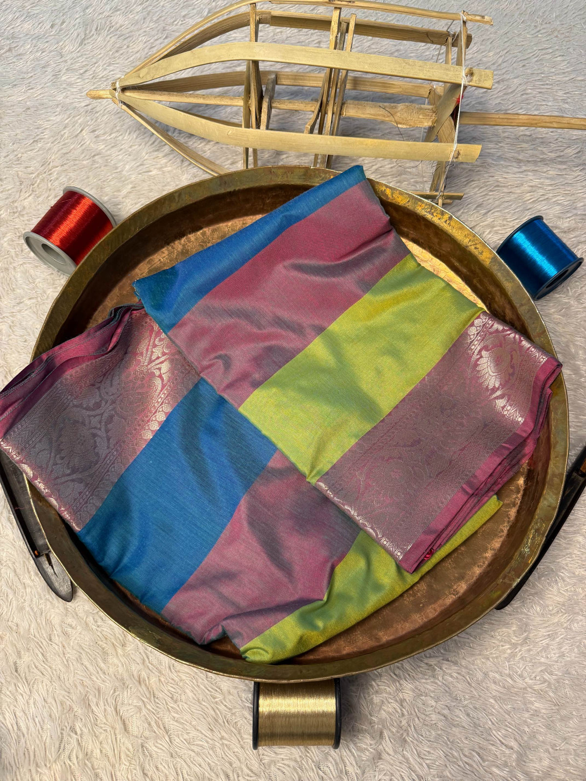 Premium Contemperory Weave Softsilk Banarasi Saree