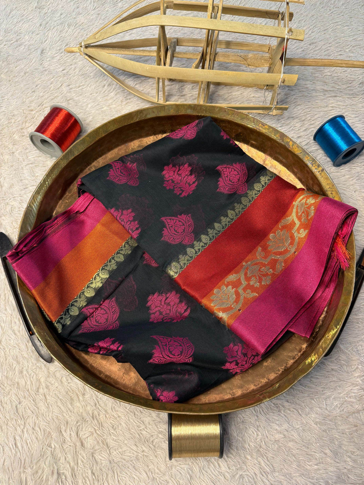 Premium Contemperory Weave Softsilk Banarasi Saree