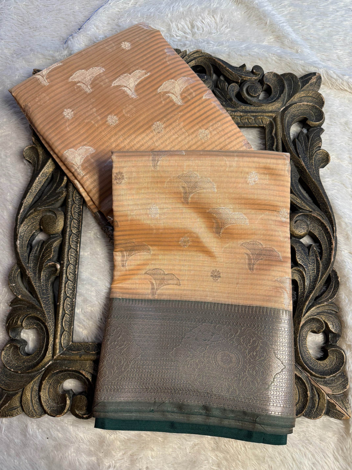 Eccentric zari weave Softsilk Banarasi Saree