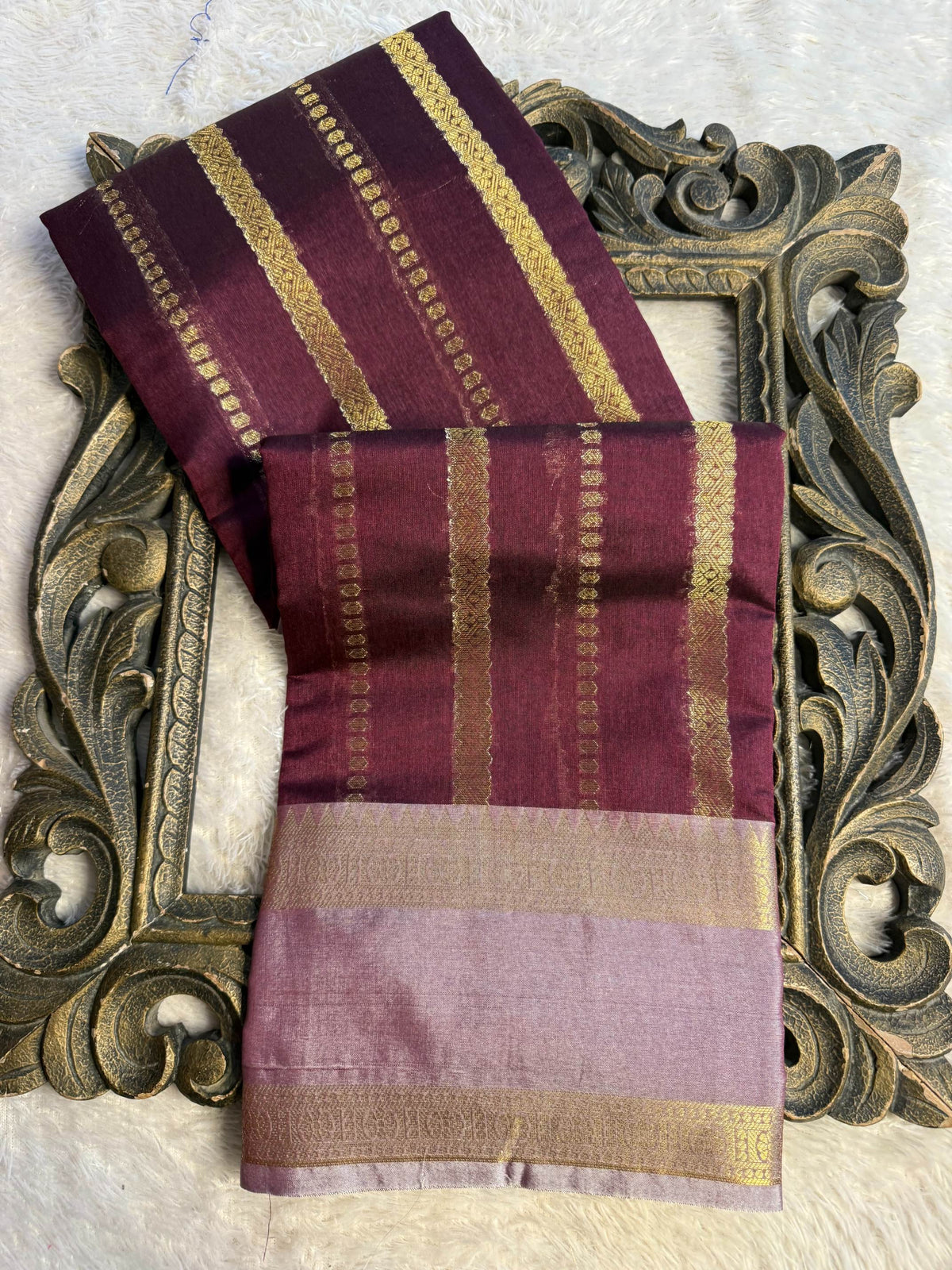 Eccentric zari weave Softsilk Banarasi Saree