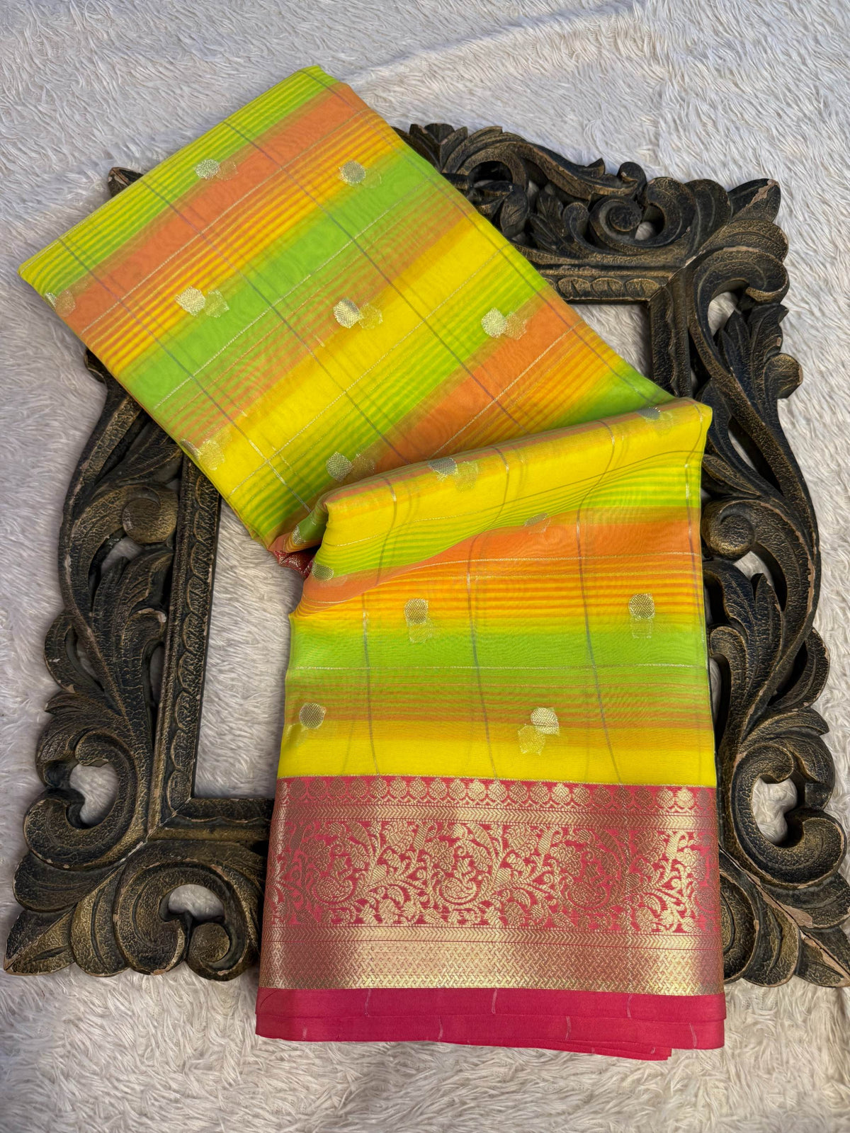 Premium Contemperory Weave Softsilk Banarasi Saree