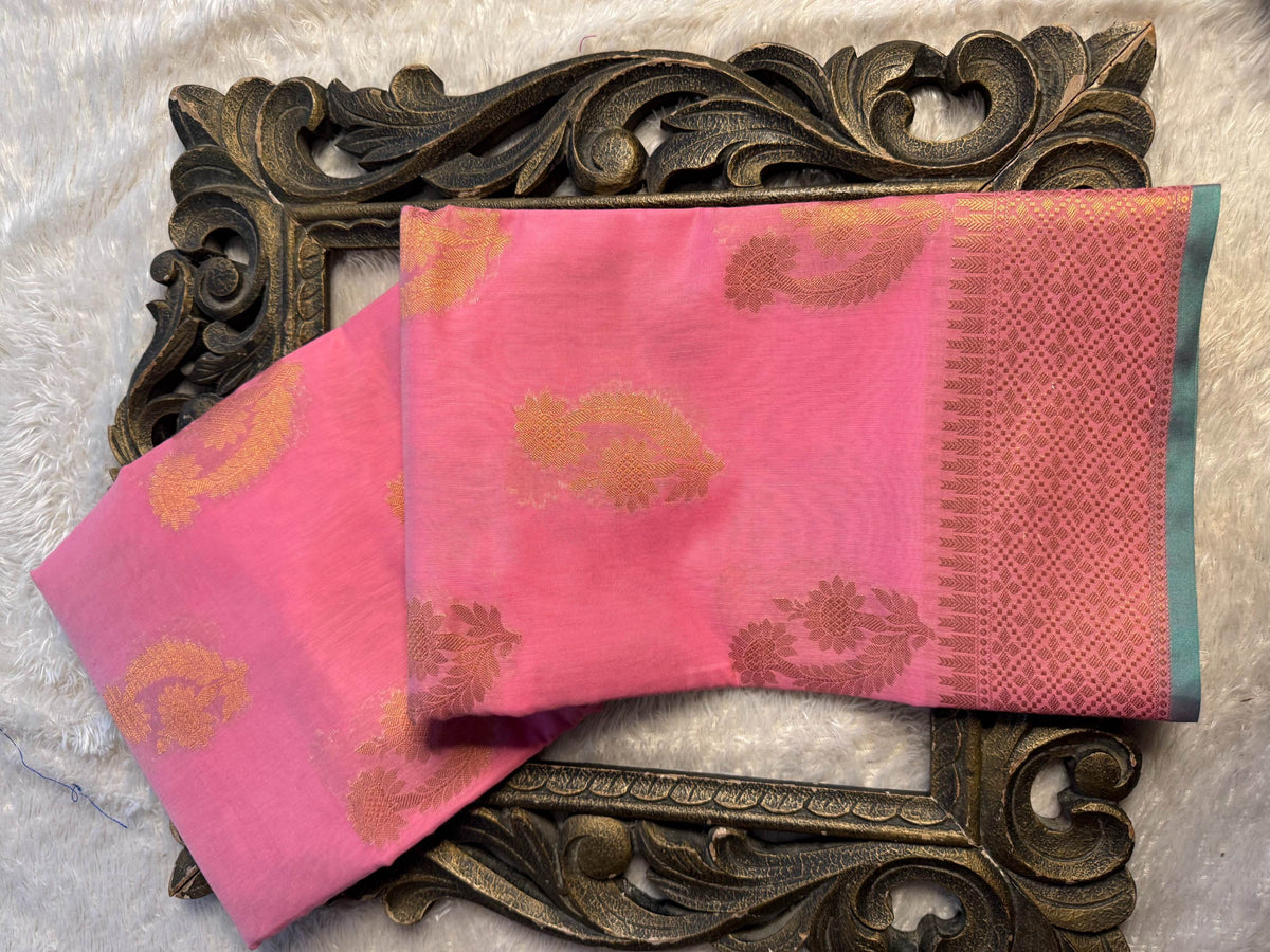 Premium Contemperory Weave Softsilk Banarasi Saree