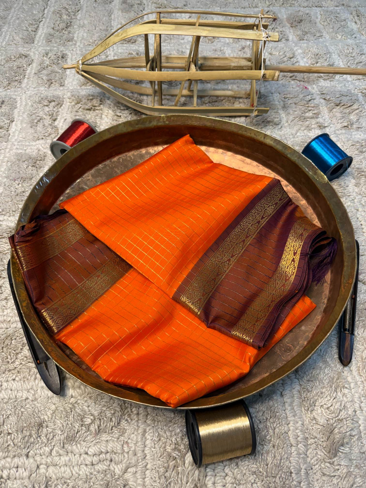 Eccentric zari weave Softsilk Banarasi Saree