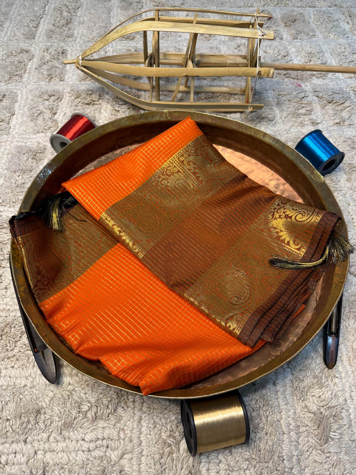 Eccentric zari weave Softsilk Banarasi Saree