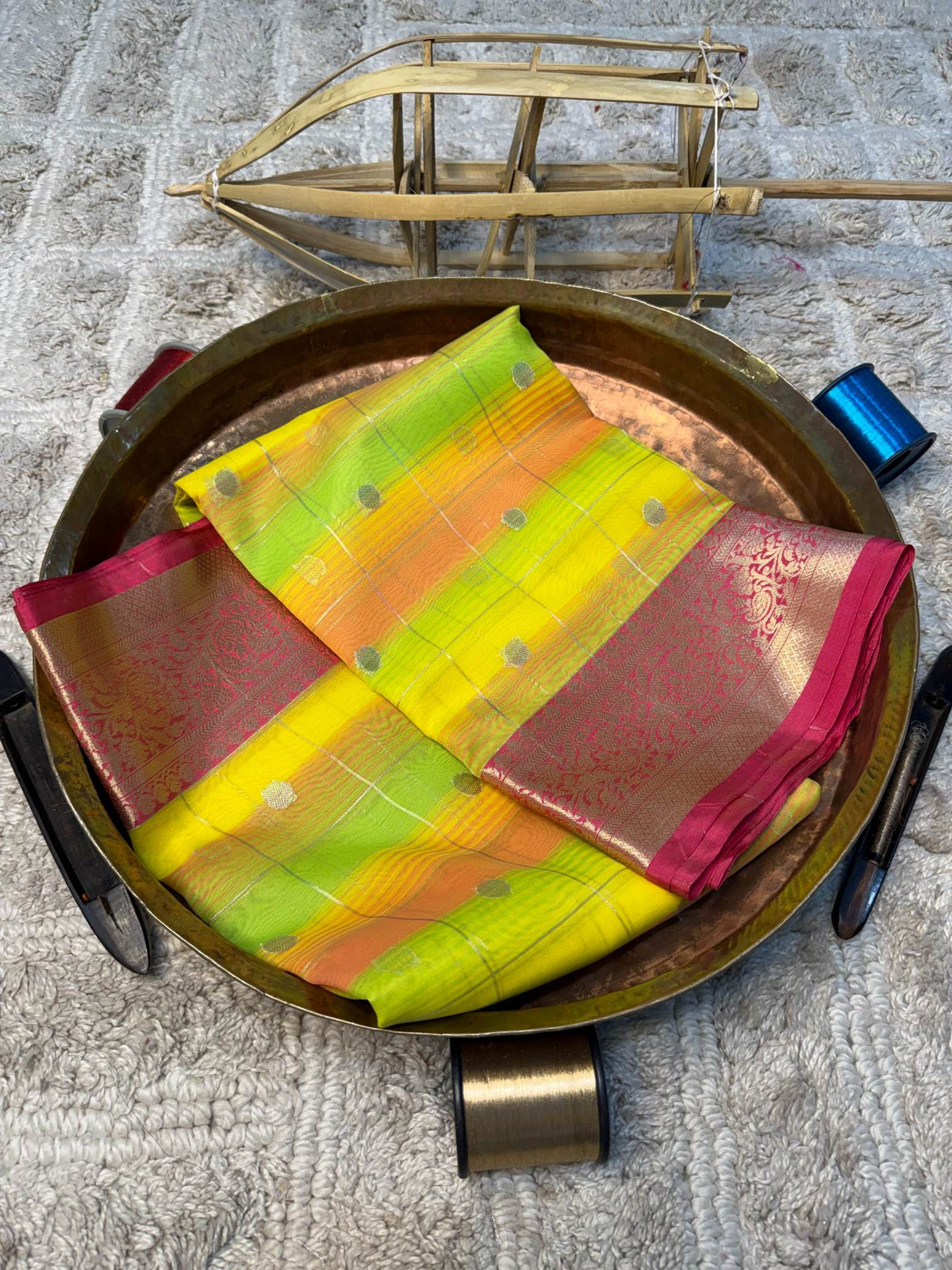 Eccentric zari weave Softsilk Banarasi Saree