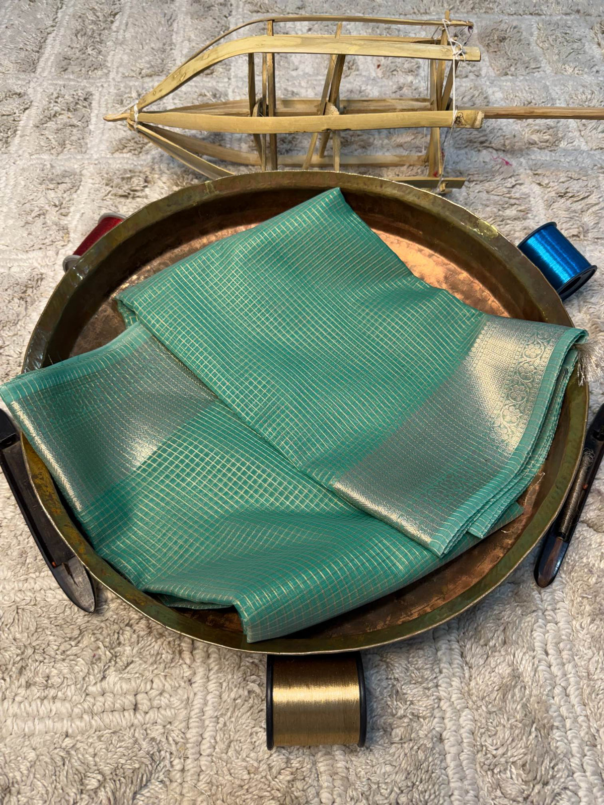 Eccentric zari weave Softsilk Banarasi Saree