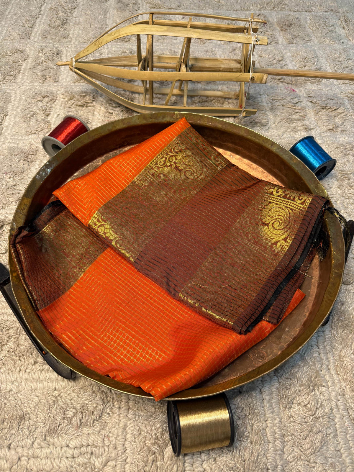 Eccentric zari weave Softsilk Banarasi Saree