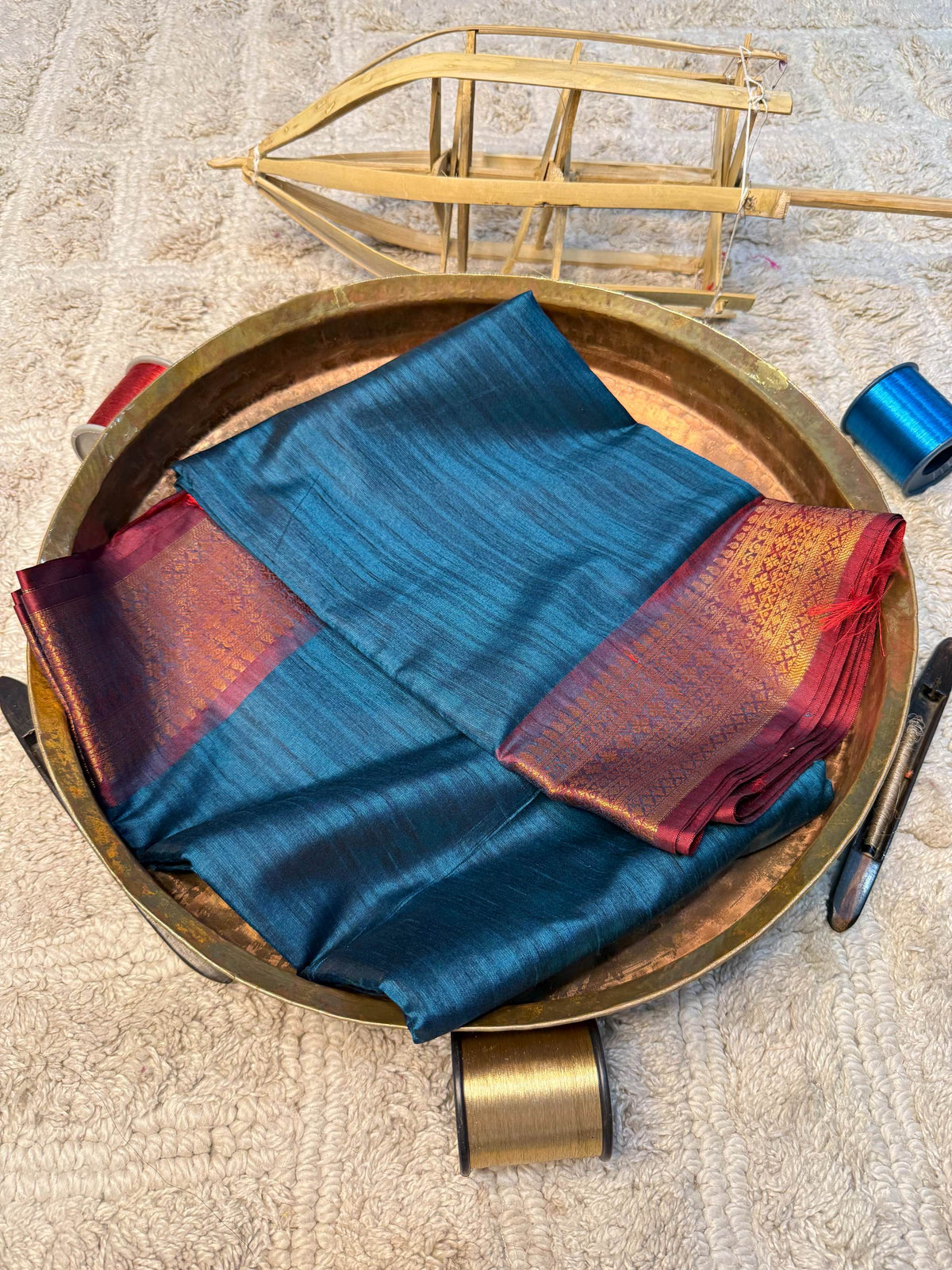 Eccentric zari weave Softsilk Banarasi Saree