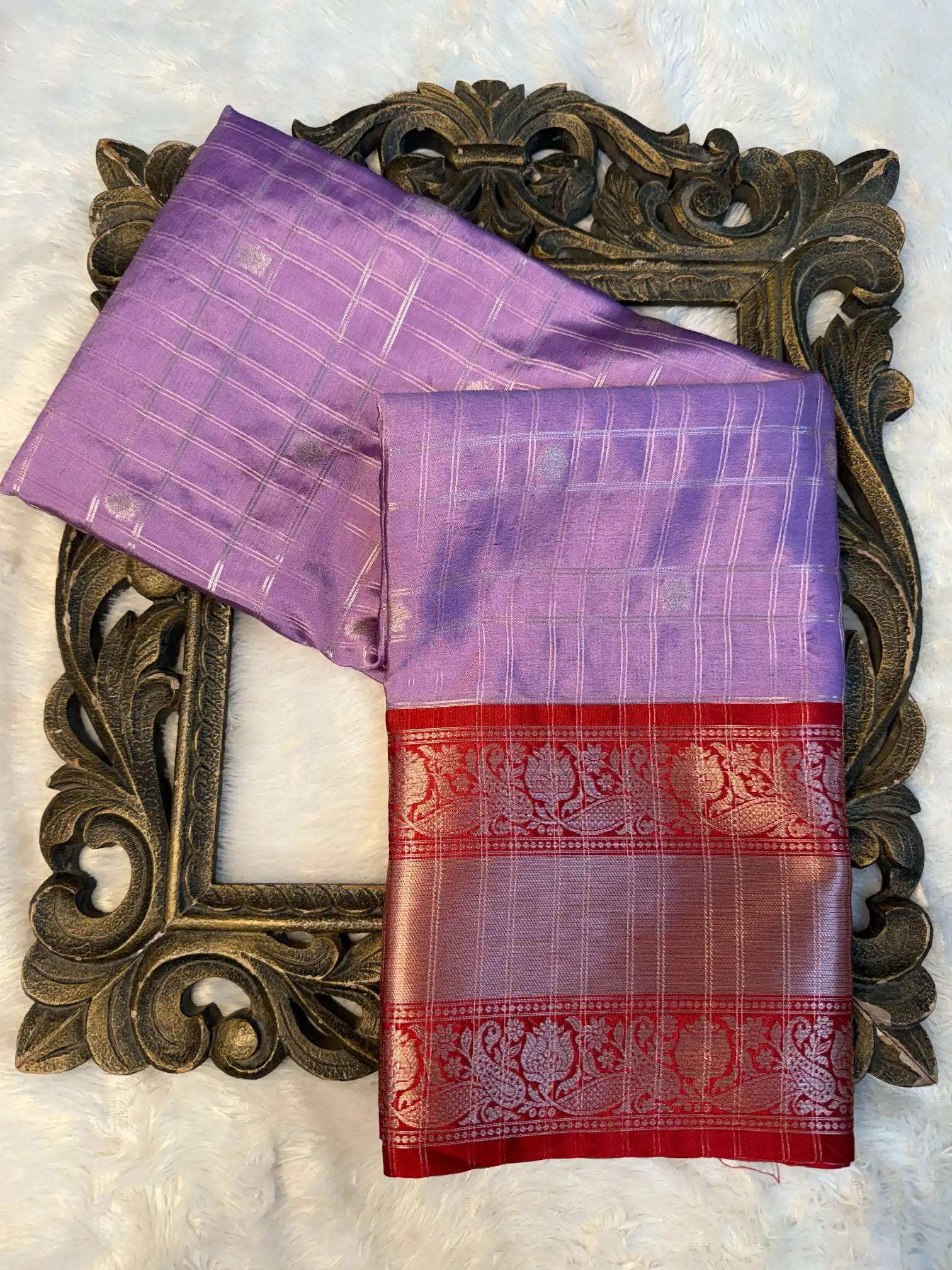 Contemporary Weave Kora Tissue Silk Banarasi Saree