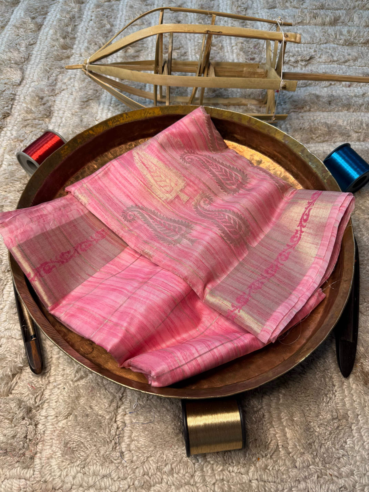Eccentric zari weave Softsilk Banarasi Saree