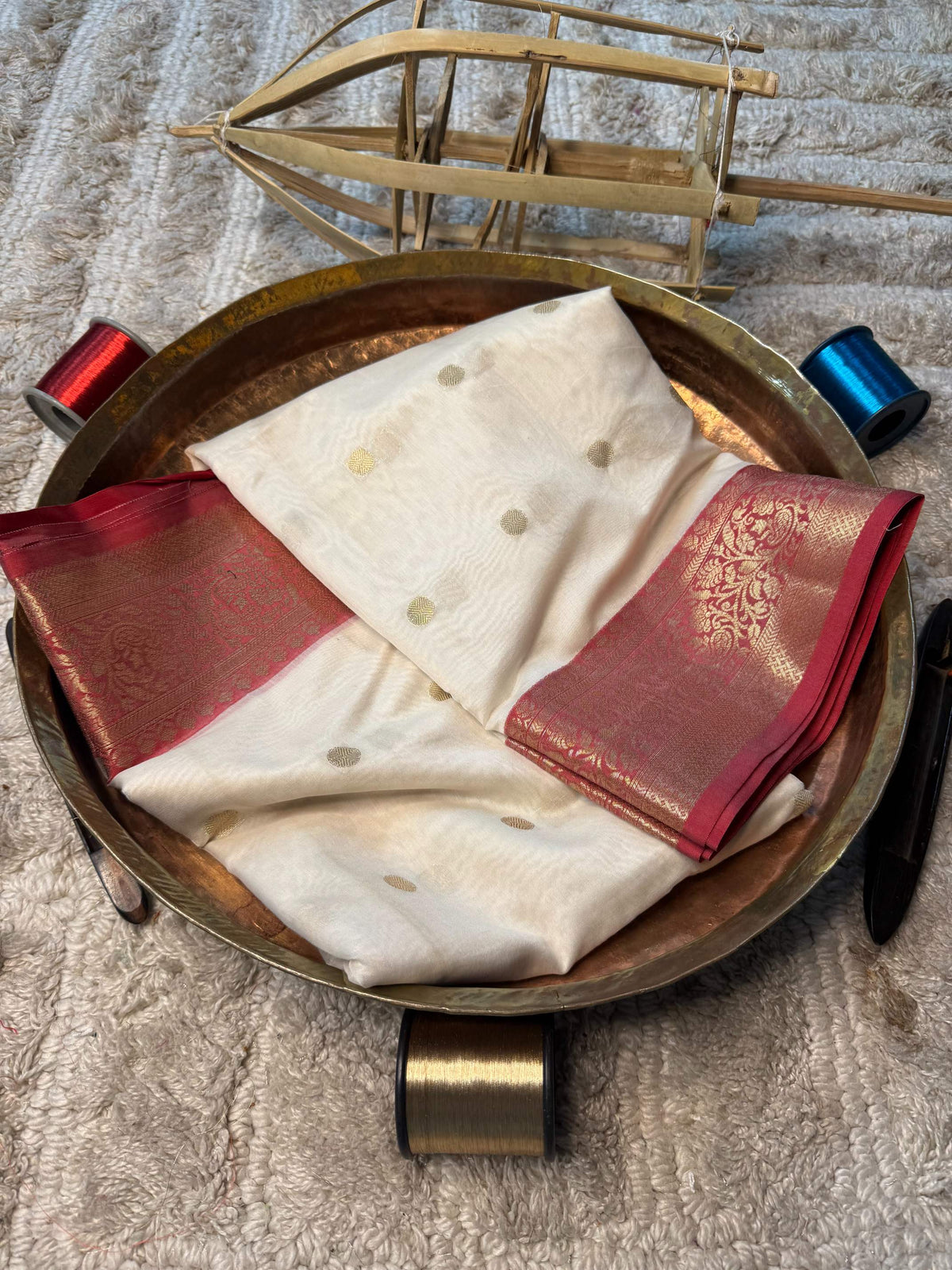 Eccentric zari weave Softsilk Banarasi Saree