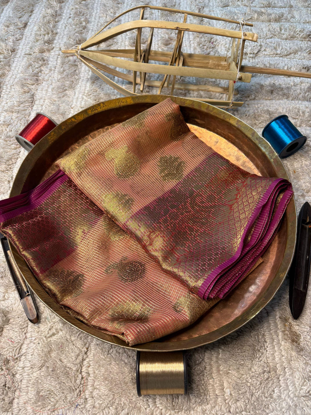 Eccentric zari weave Softsilk Banarasi Saree