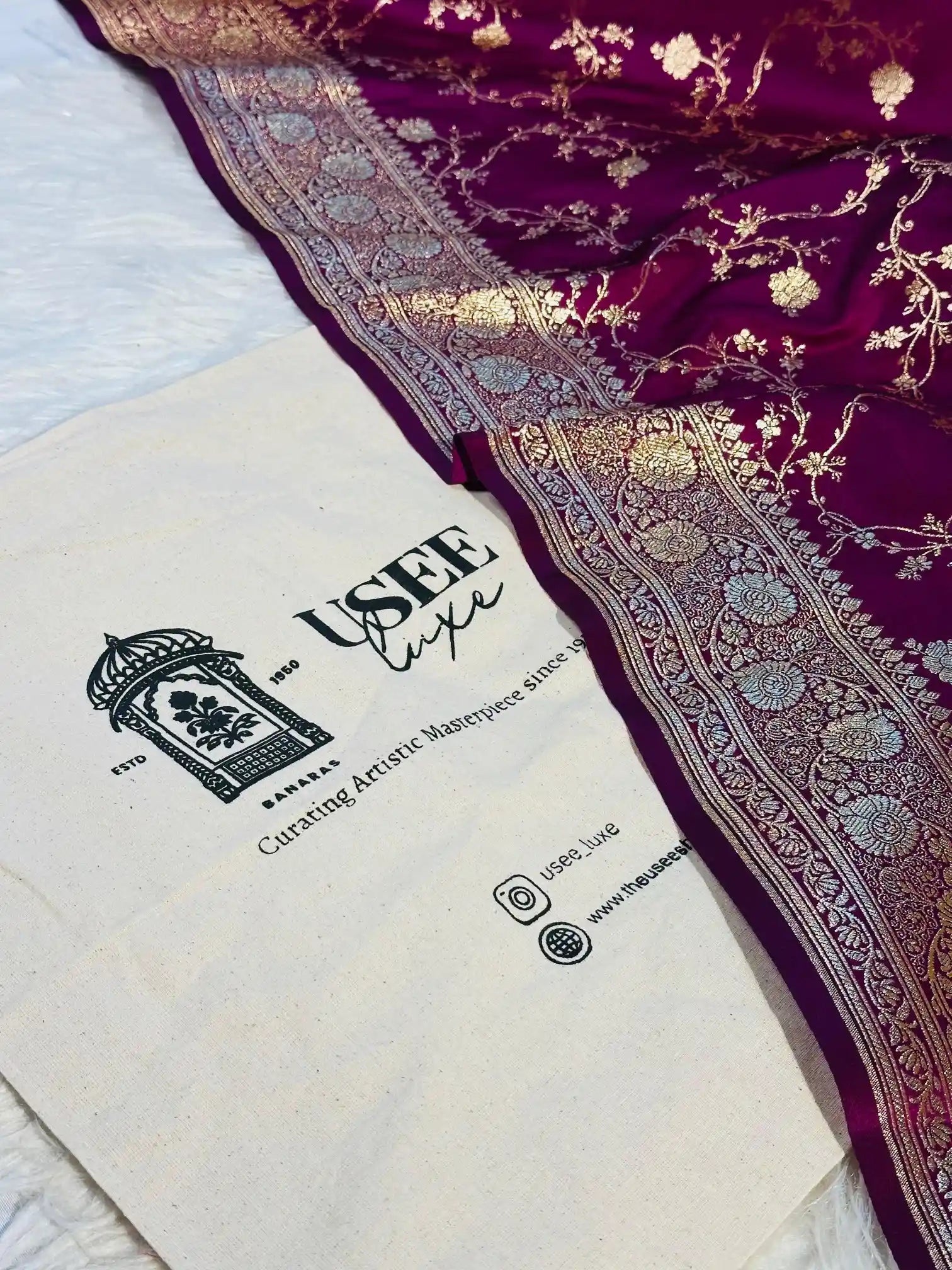 Light Majenta Intricate Satin Katan Silk Saree