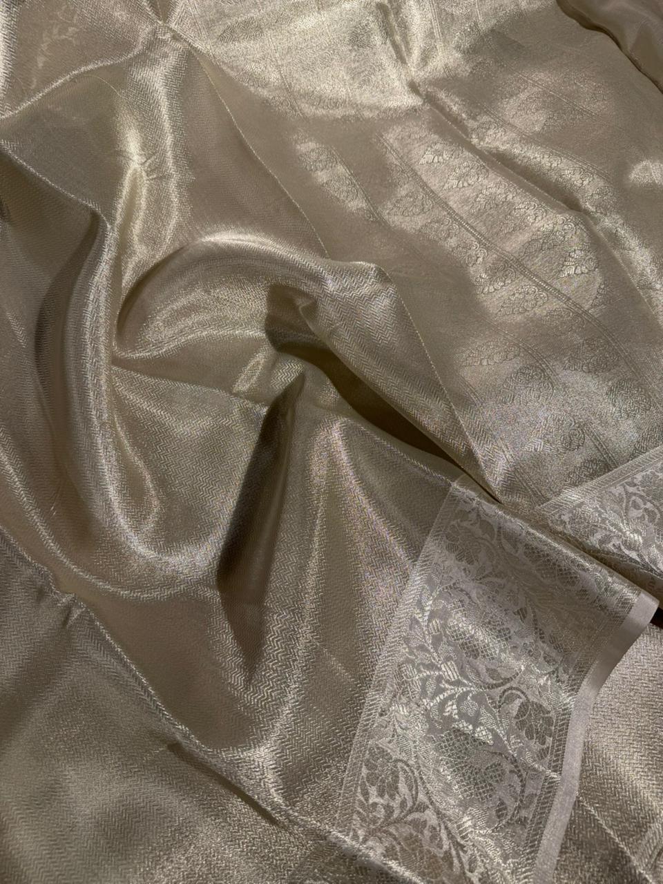 Traditional weave Softsilk Banarasi saree