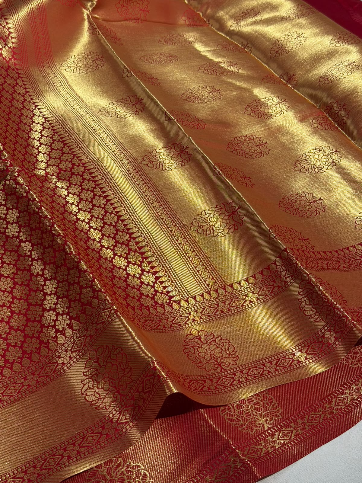 Bridle Red Softsilk Eccentric Banarasi Saree
