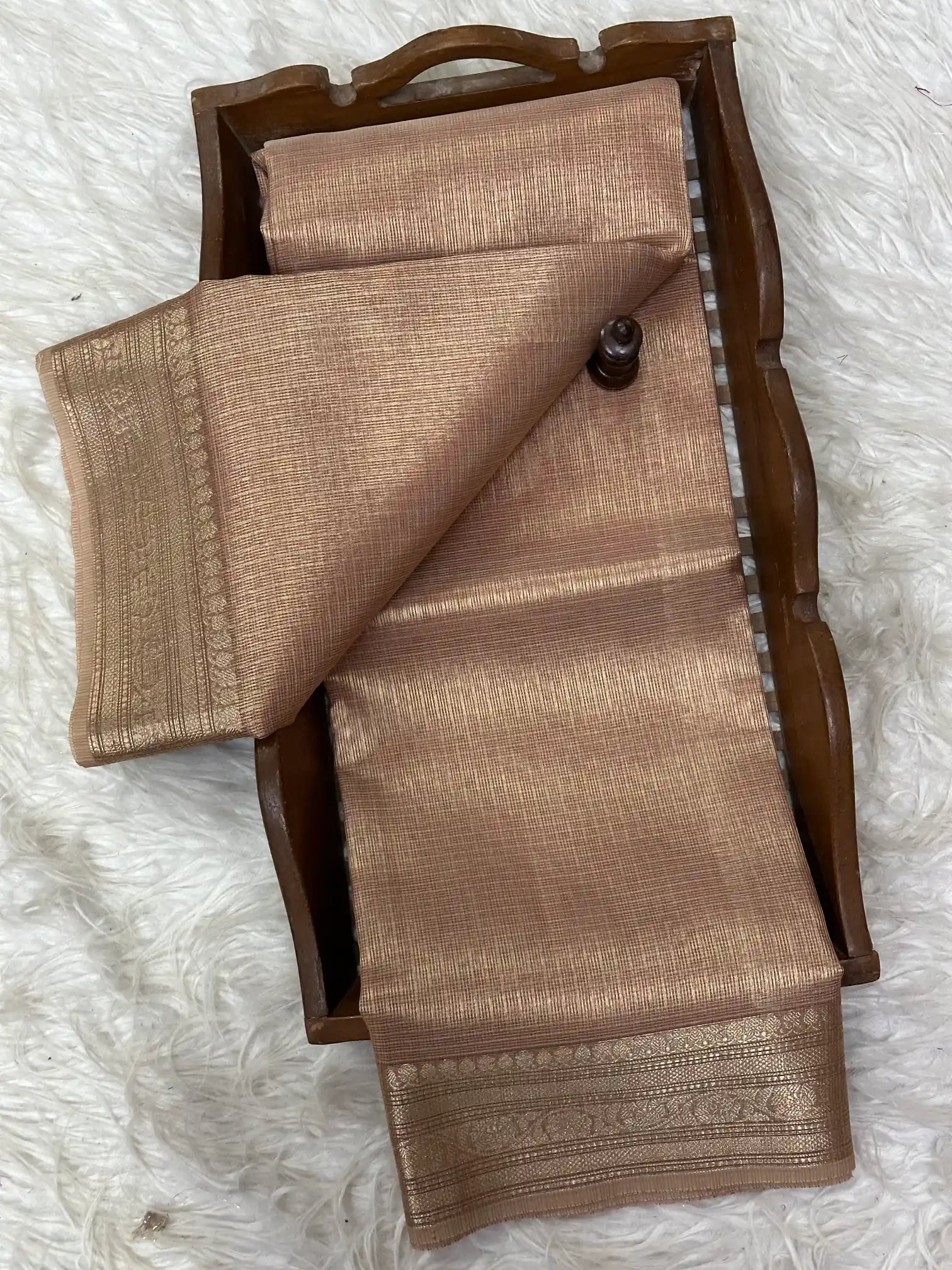 Zari Border Weave Traditional Banarasi Saree