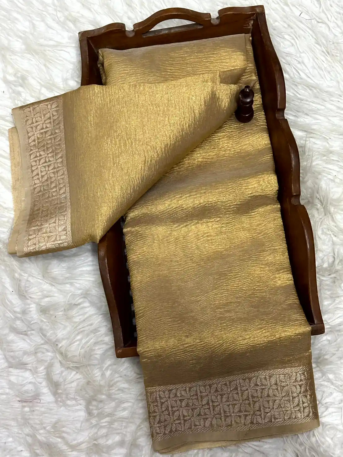 Zari Border Weave Traditional Banarasi Saree