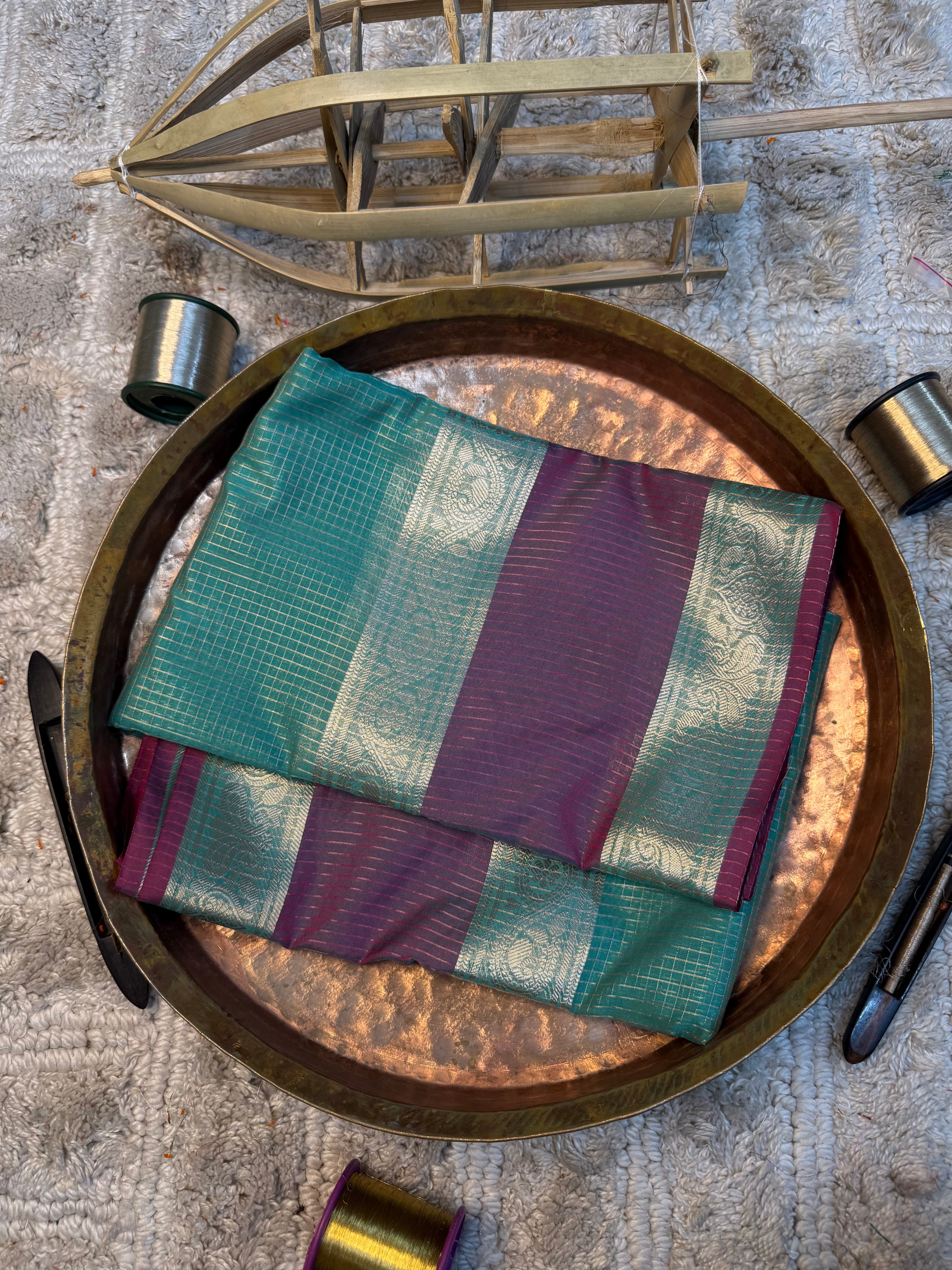 Eccentric zari weave Softsilk Heritage Banarasi saree