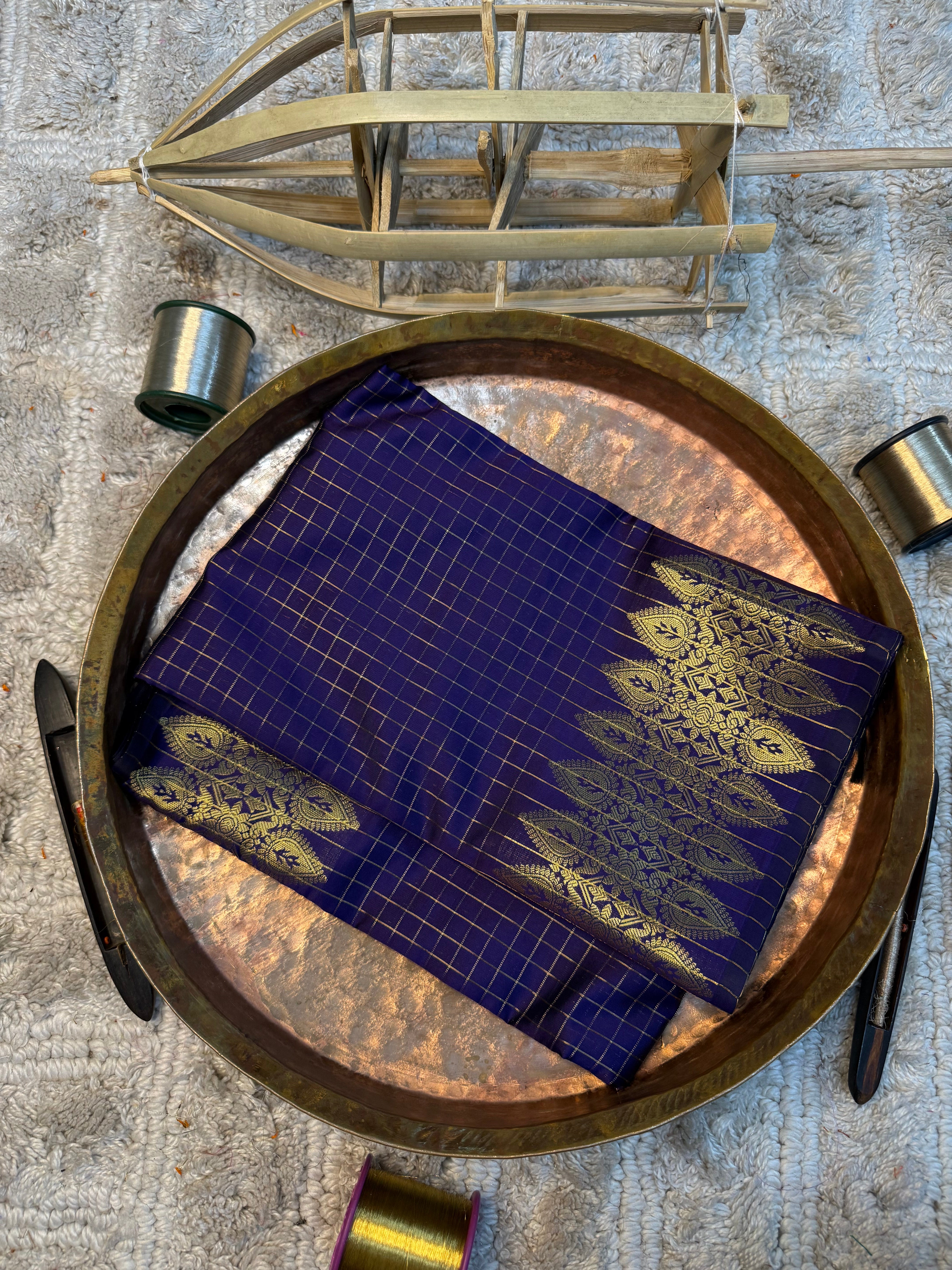 Eccentric zari weave Softsilk Banarasi saree