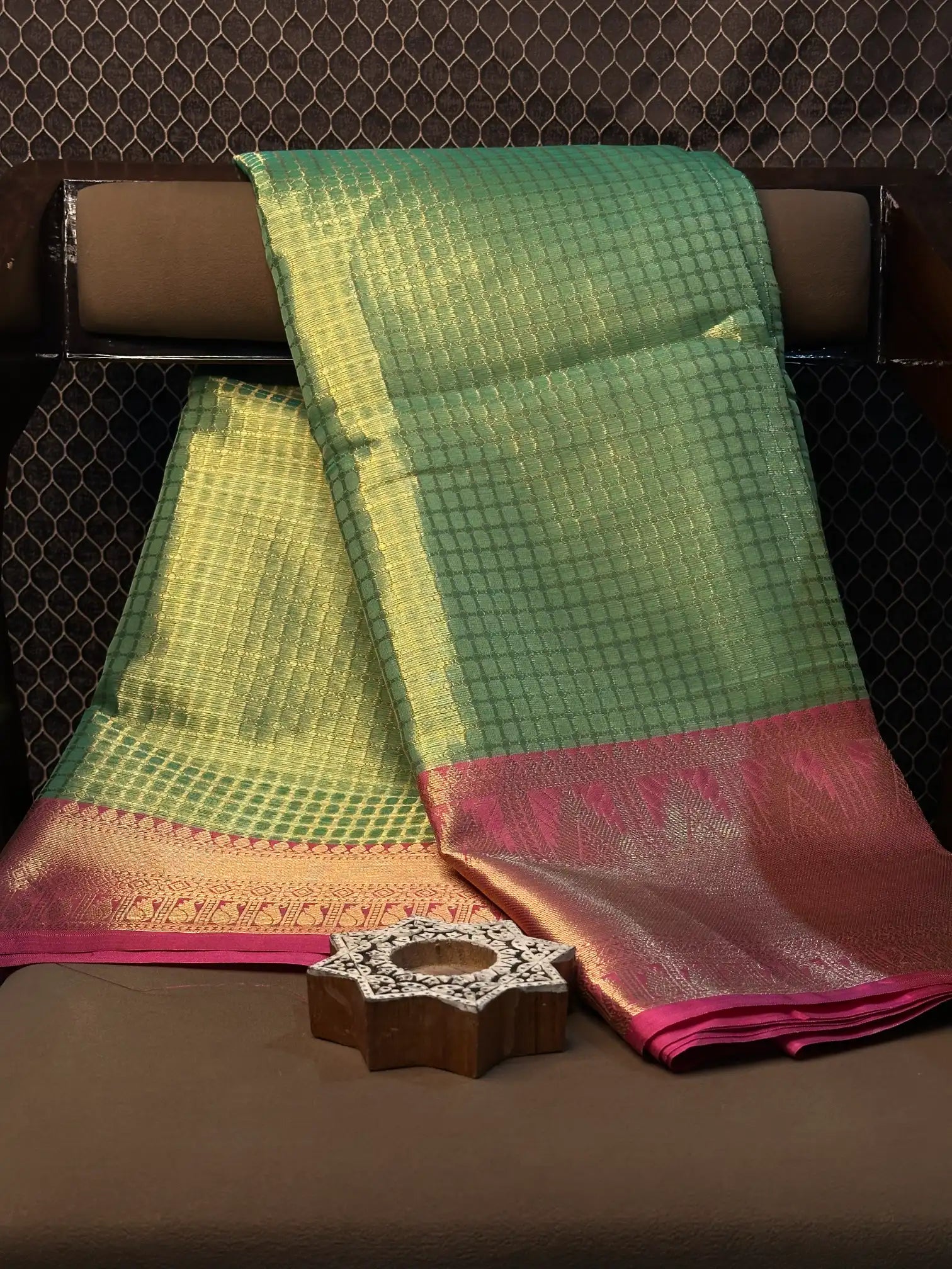 Premium contemperory weave softsilk Banarasi saree