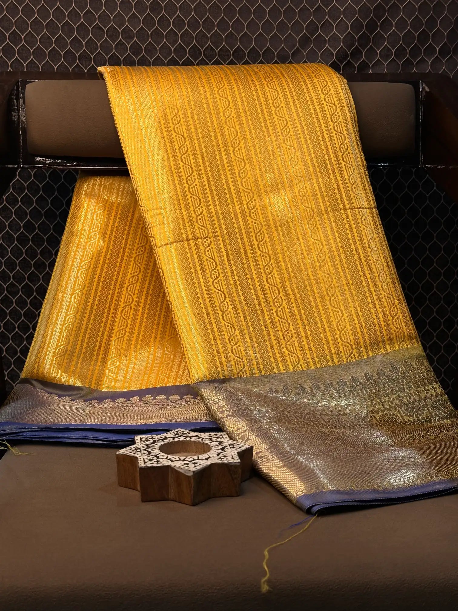 Contemporary weave Softsilk heritage Banarasi saree