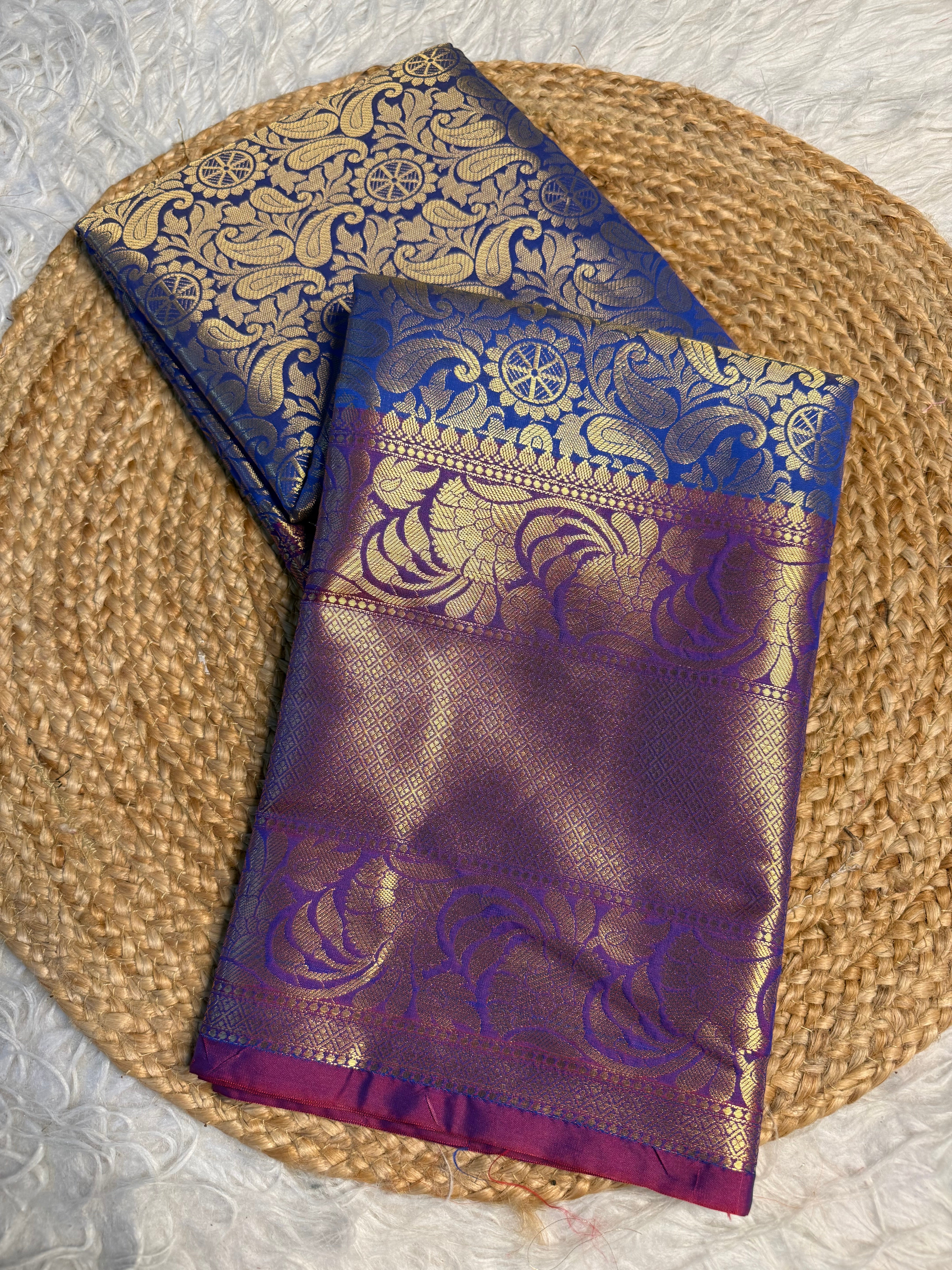Traditional weave Softsilk Banarasi saree