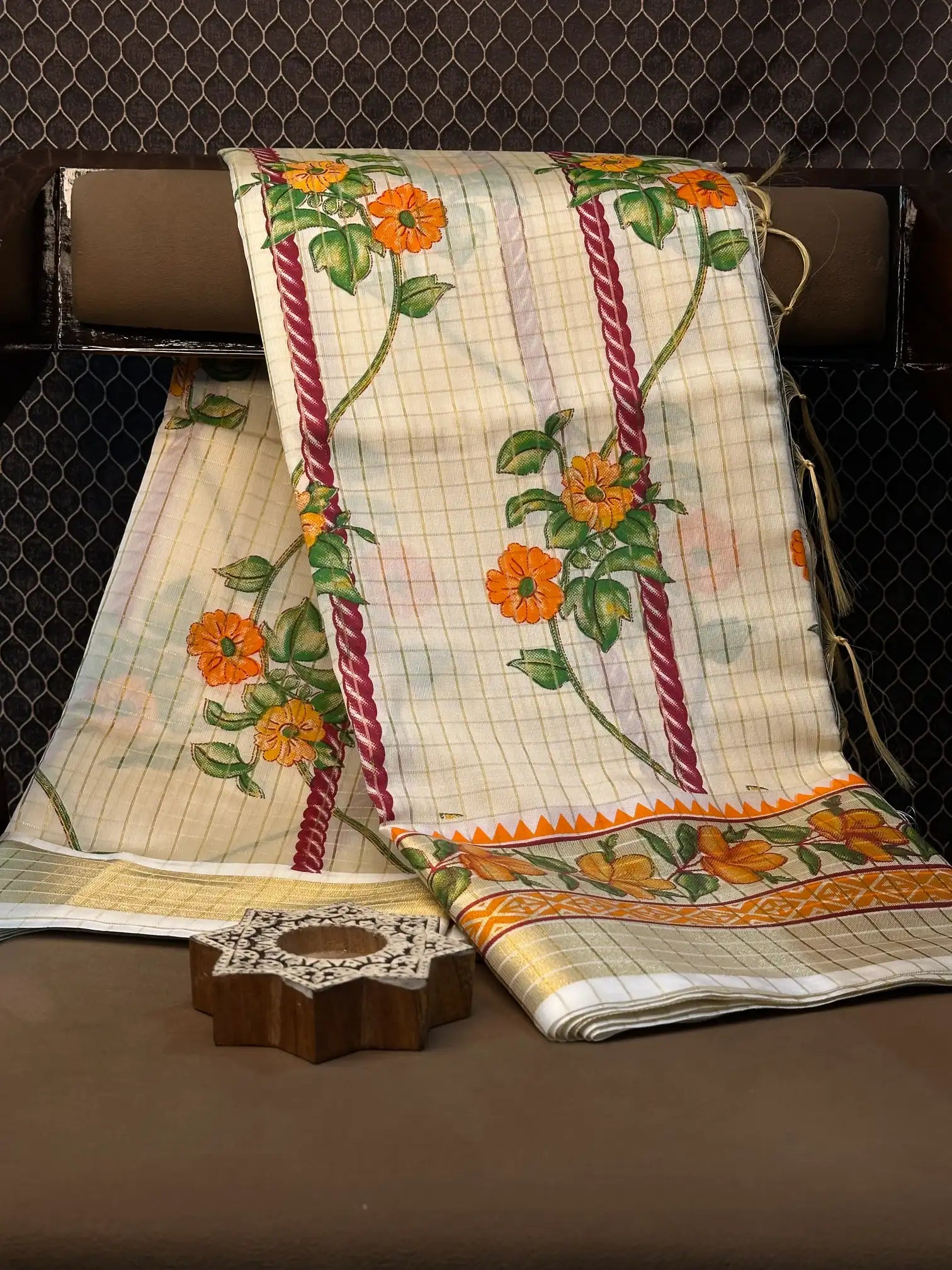 Premium contemperory weave softsilk Banarasi saree