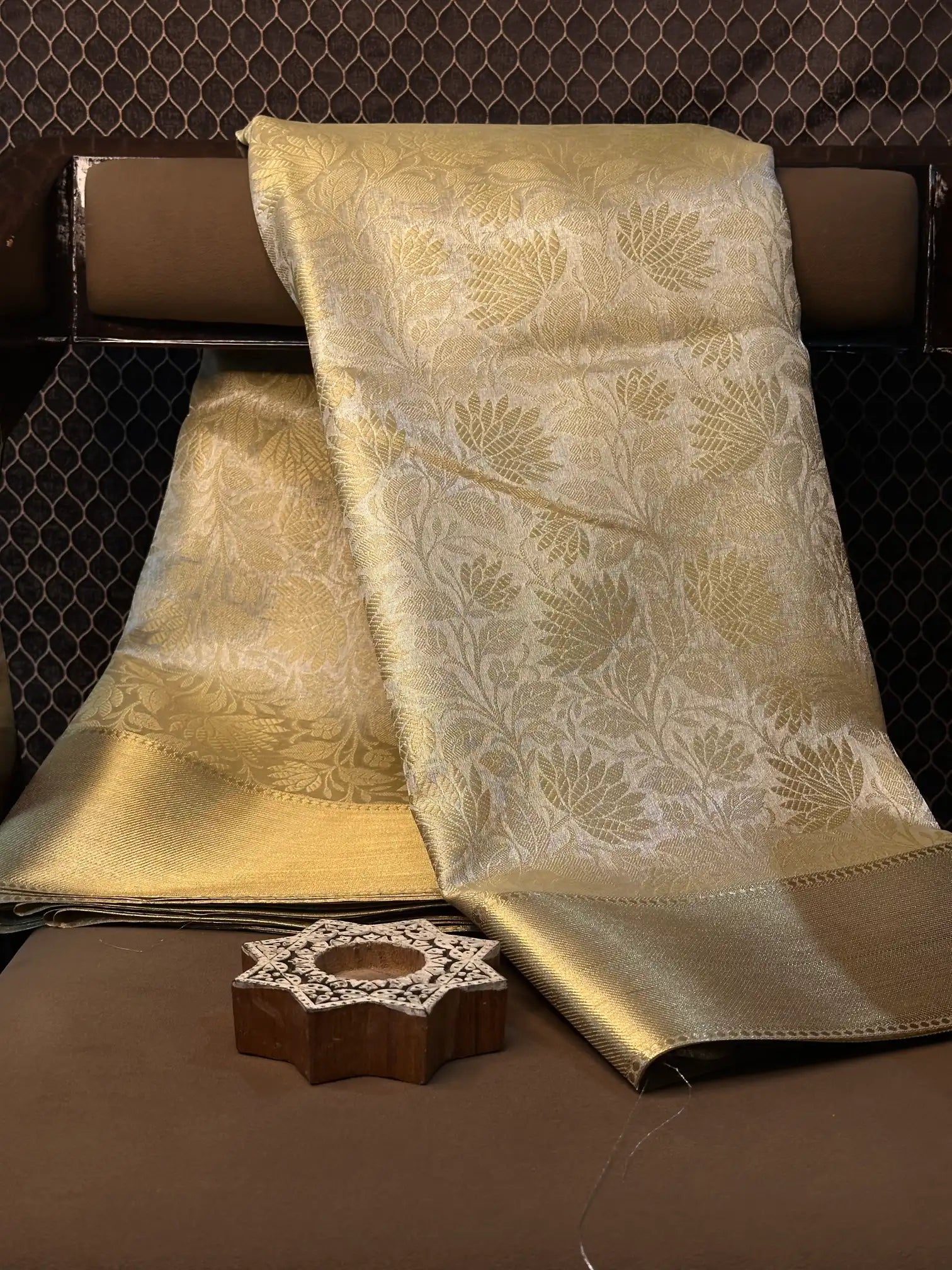 Contemporary weave Softsilk heritage Banarasi saree