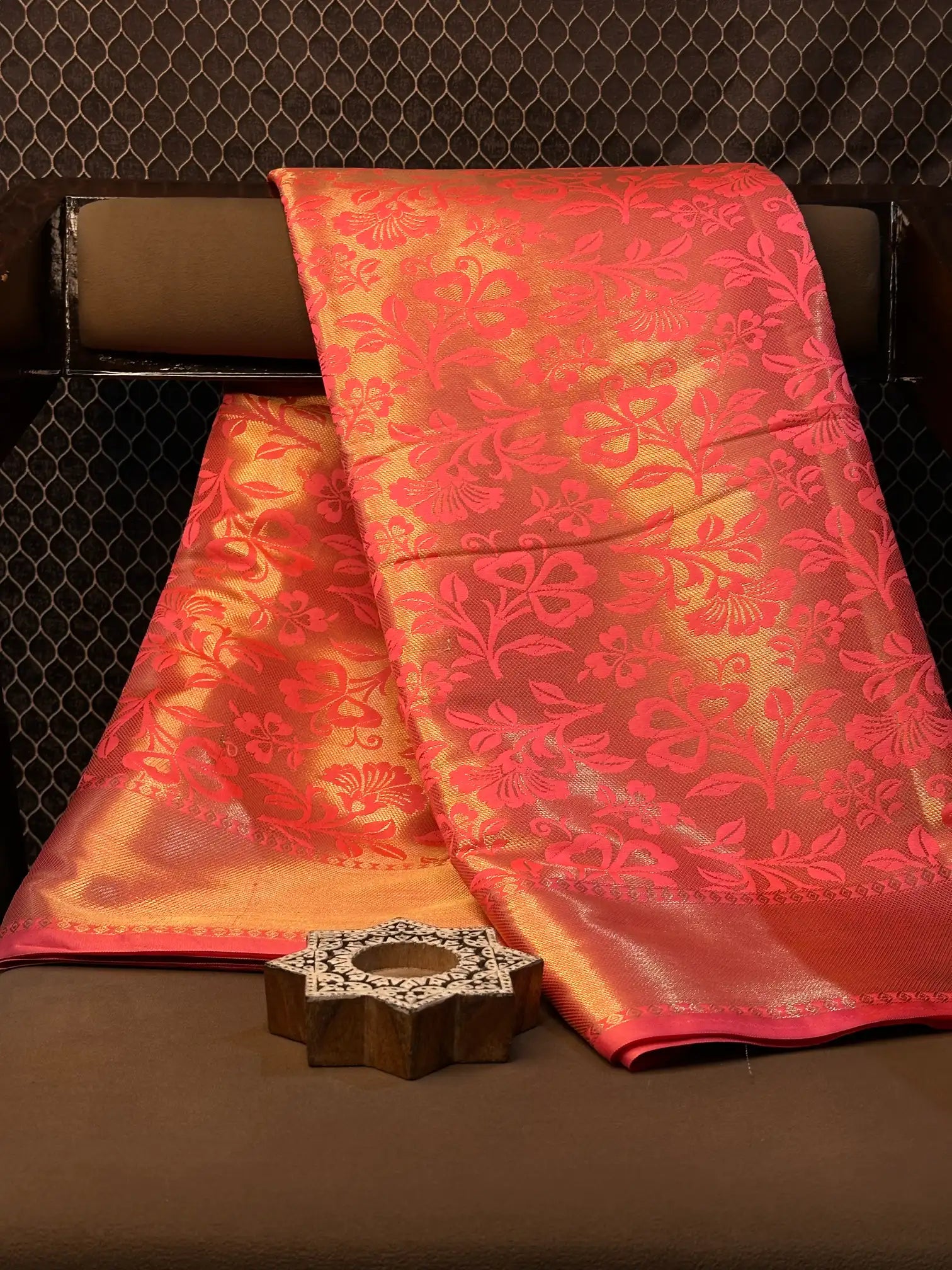 Premium contemperory weave softsilk Banarasi saree