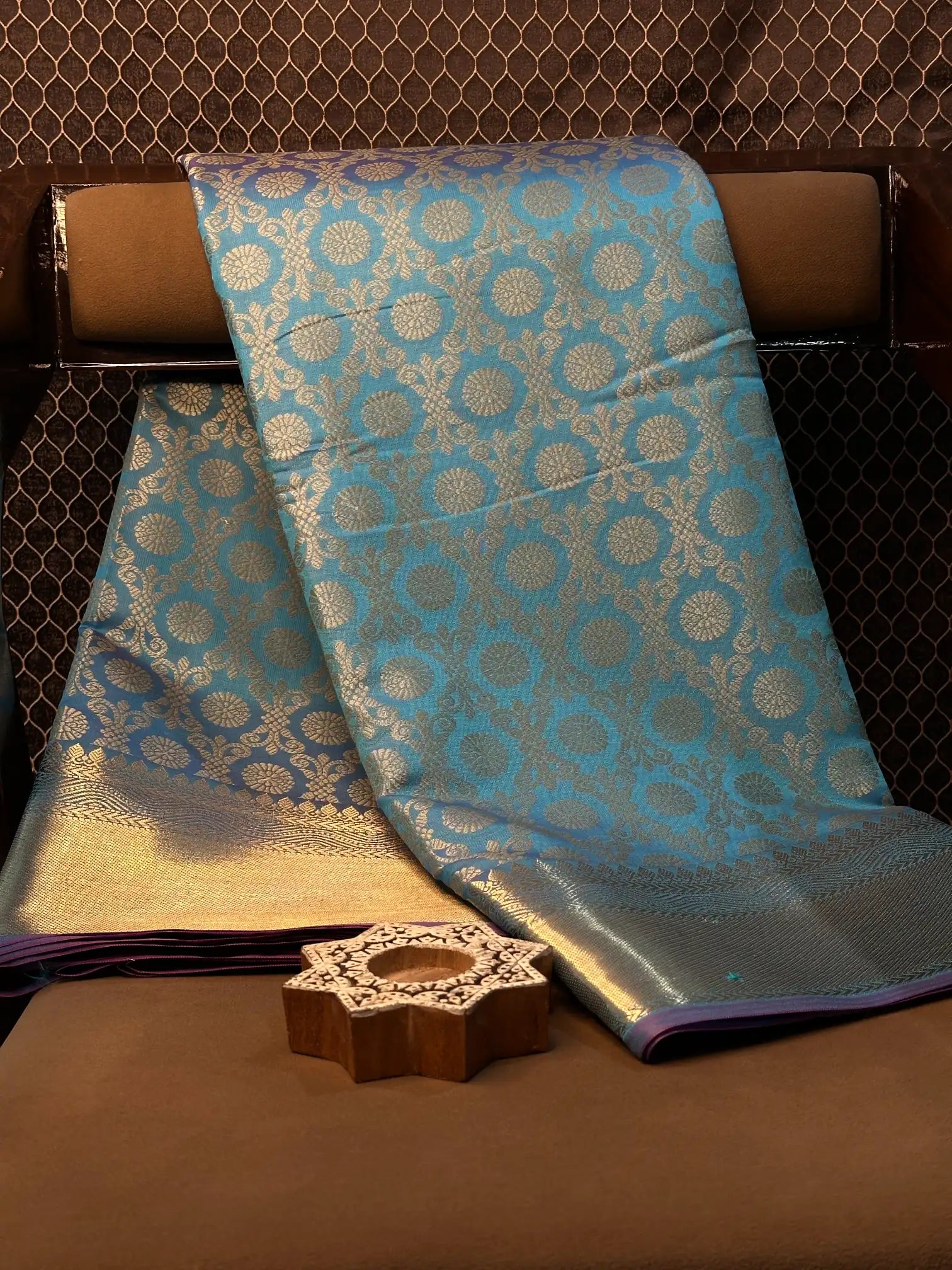 Contemporary weave Softsilk heritage Banarasi saree