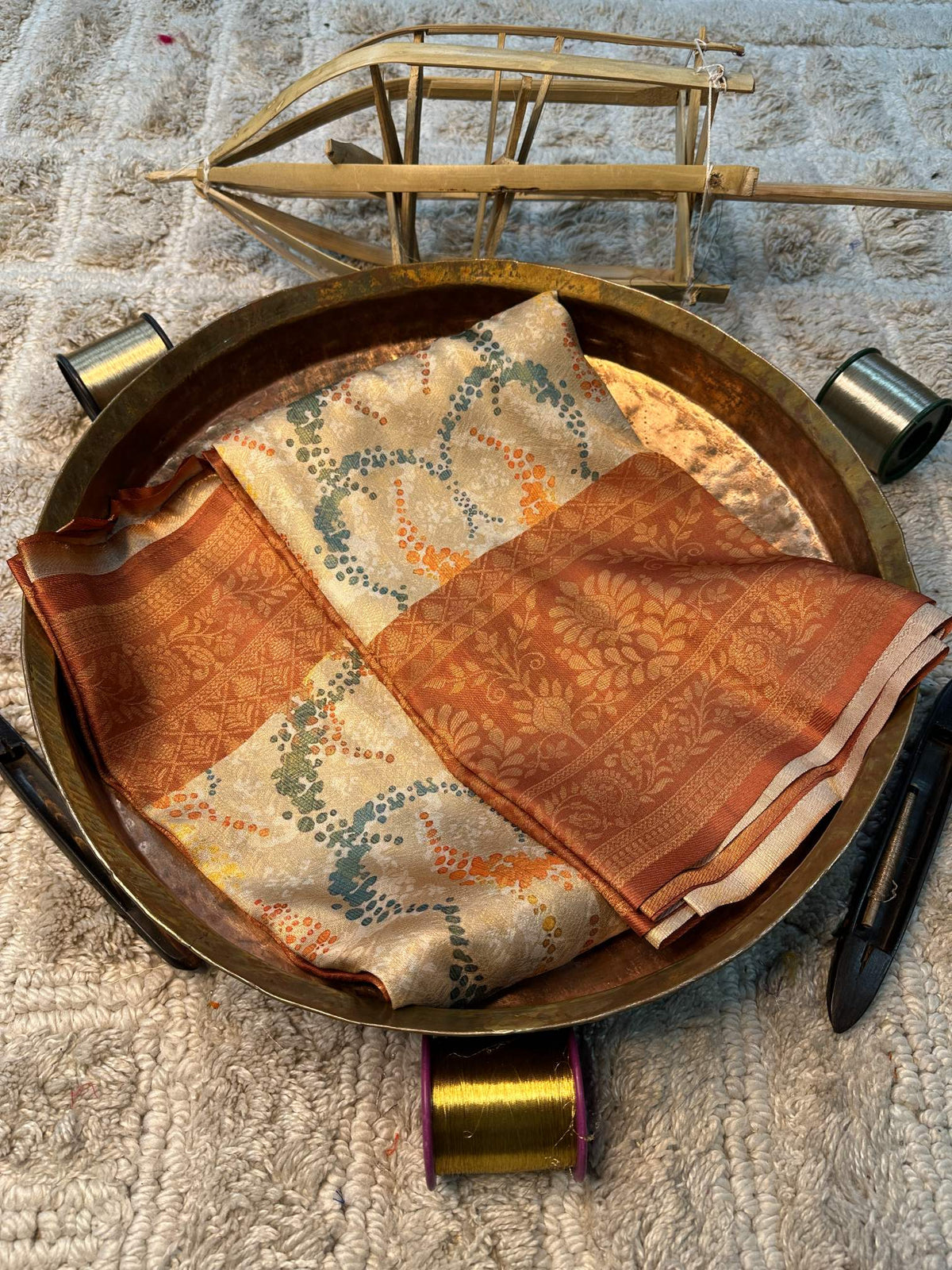 Eccentric zari weave Softsilk Banarasi Saree