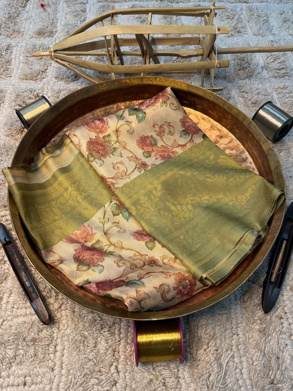 Eccentric zari weave Softsilk Banarasi Saree