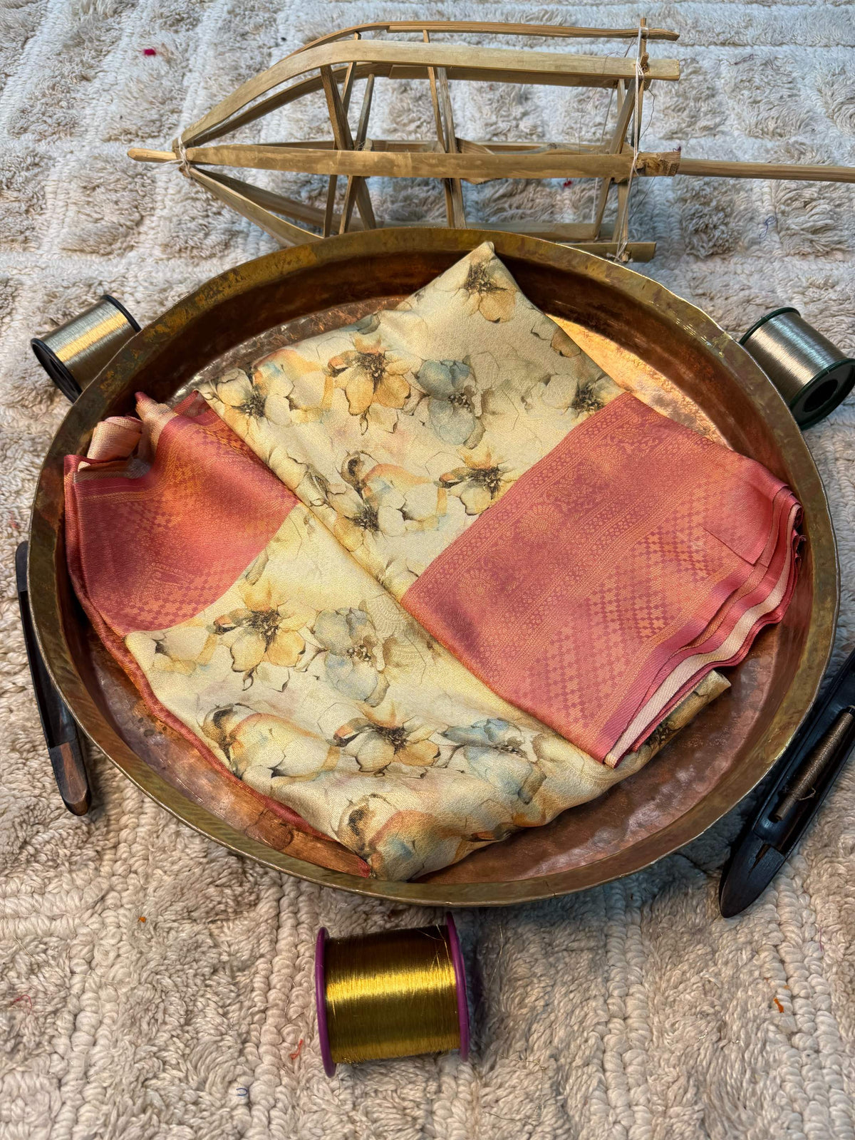 Eccentric zari weave Softsilk Banarasi Saree