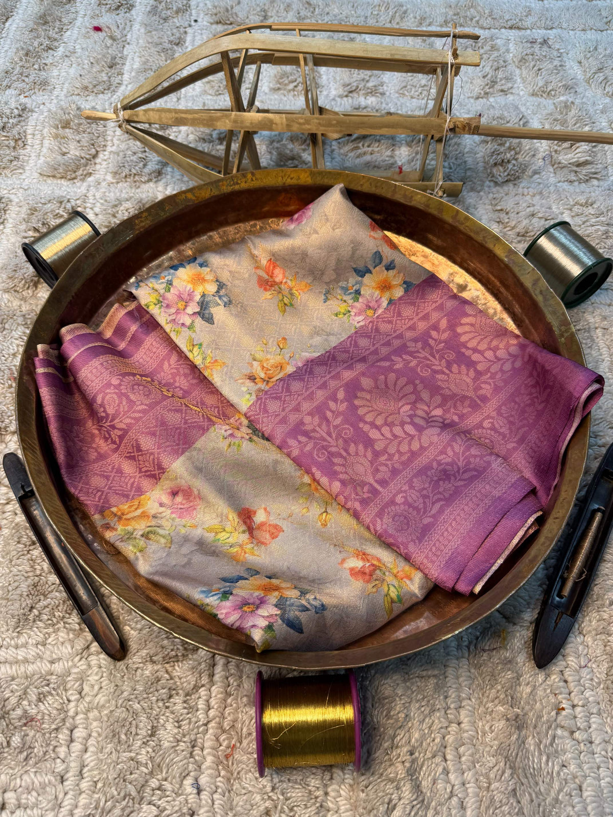 Eccentric zari weave Softsilk Banarasi Saree