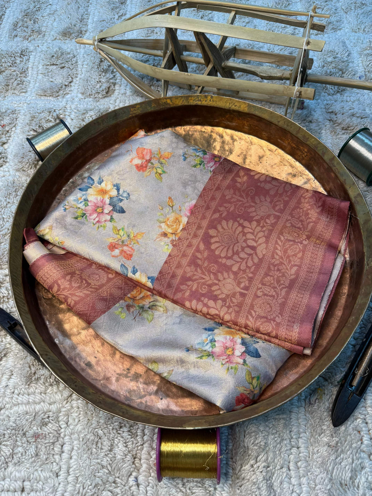 Eccentric zari weave Softsilk Banarasi Saree
