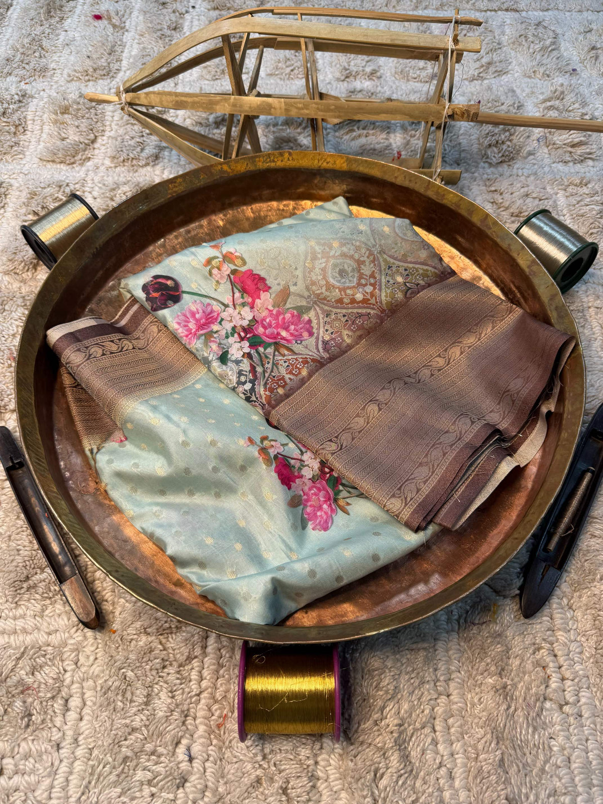 Eccentric zari weave Softsilk Banarasi Saree