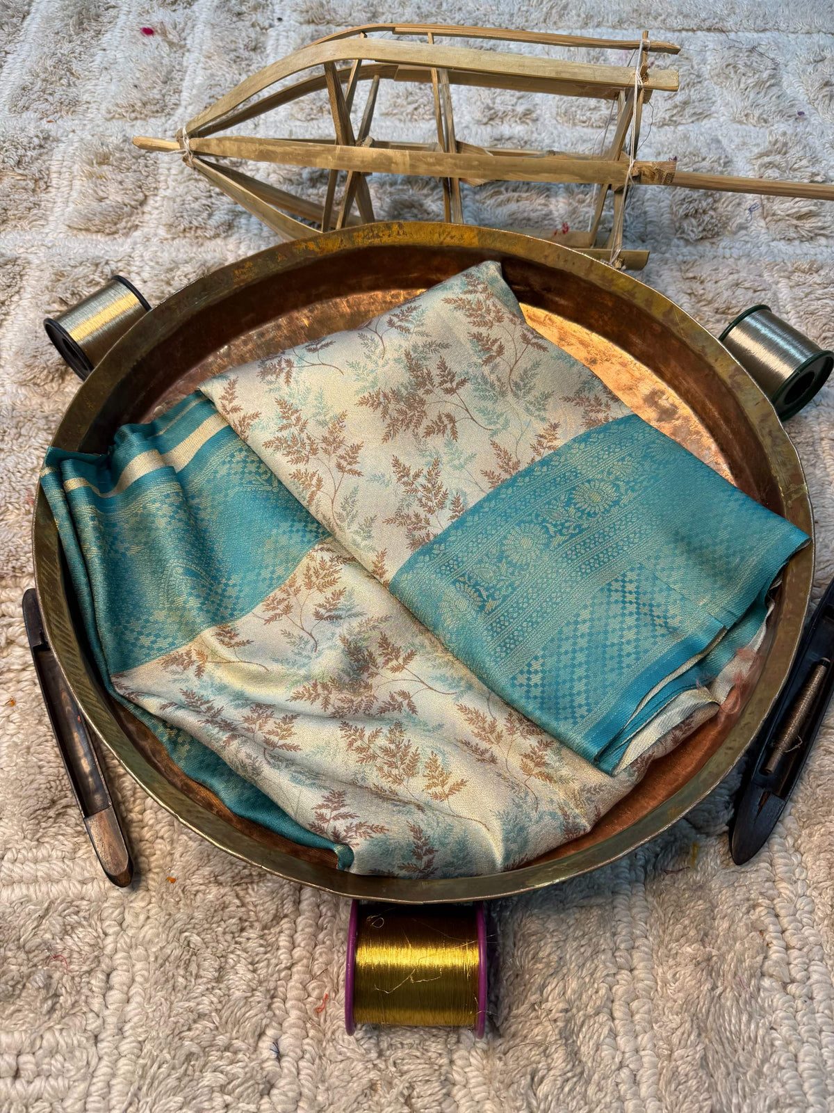 Eccentric zari weave Softsilk Banarasi Saree