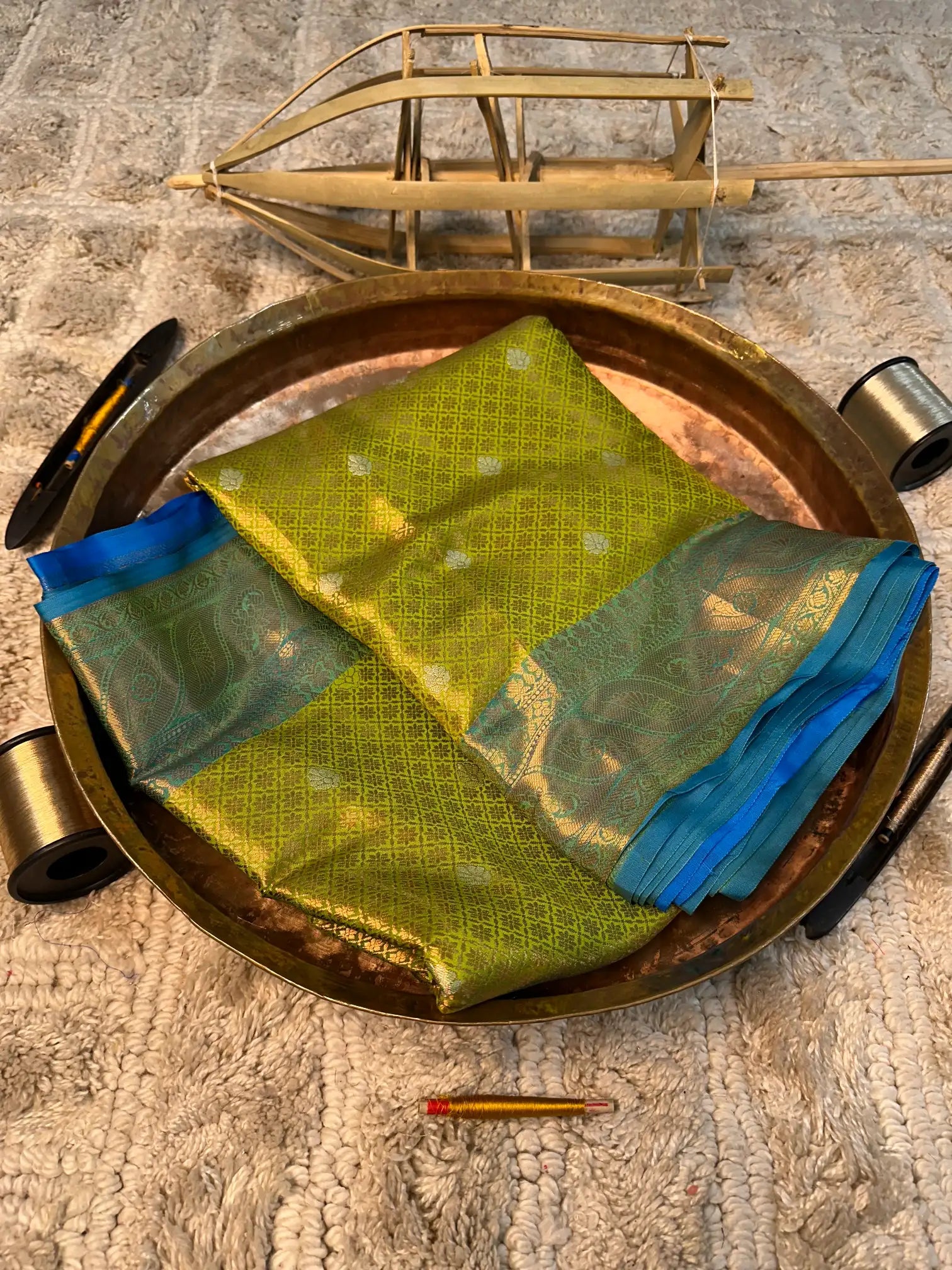 Eccentric zari weave Softsilk Banarasi saree