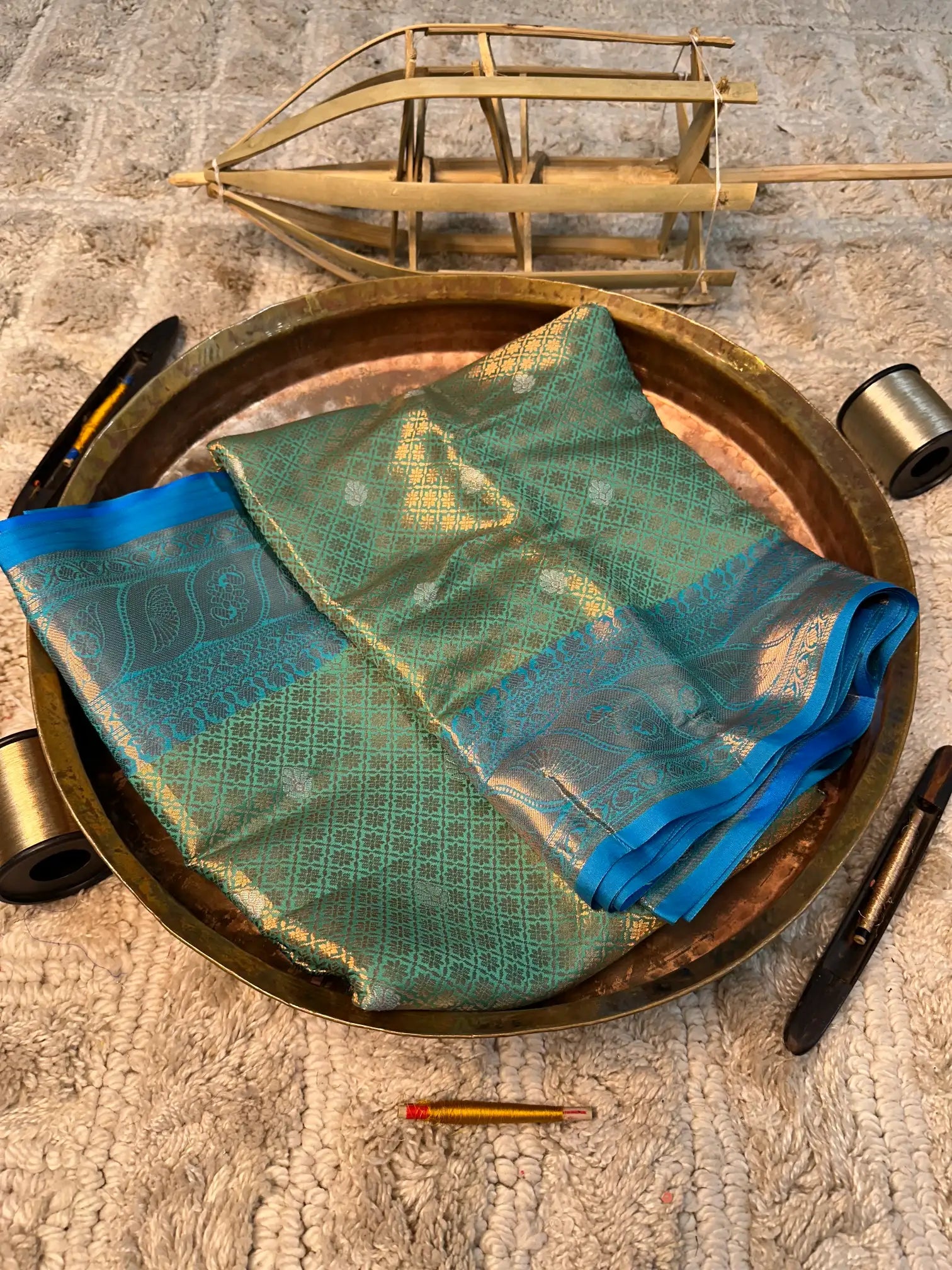 Eccentric zari weave Softsilk Banarasi saree